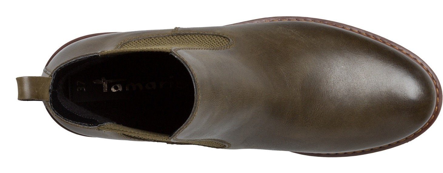 Tamaris Chelsea-boots , blokhak, businessschoen, comfortabele schoen, klassieke look, smalle vorm