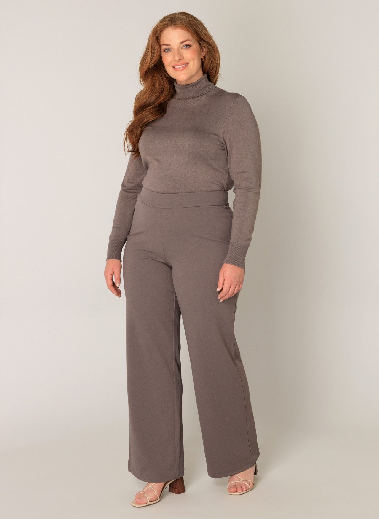 Base Level Curvy Tregging Arah met elastische taille