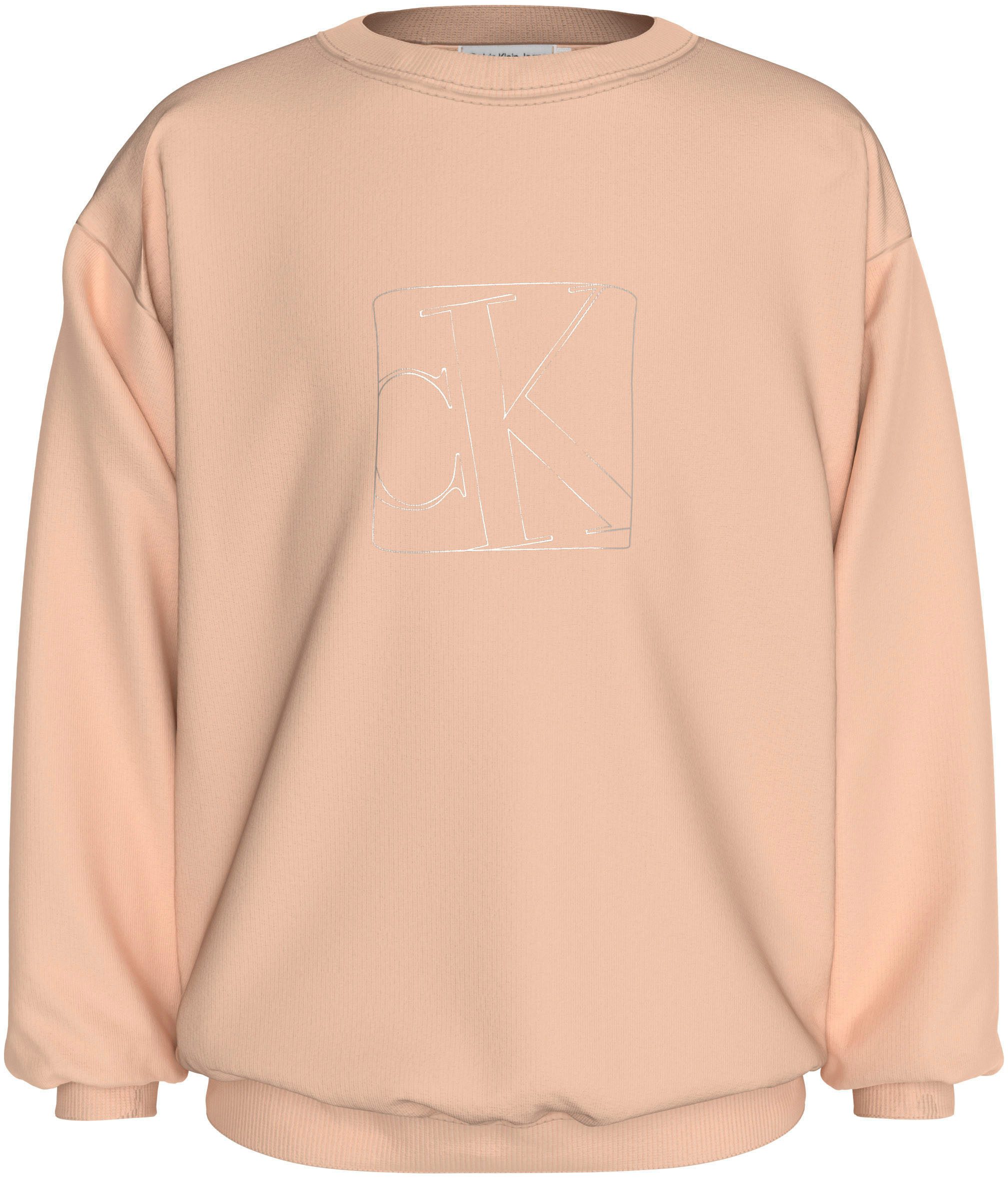 Calvin Klein Sweatshirt SILVER MONOGRAM CN SWEATSHIRT