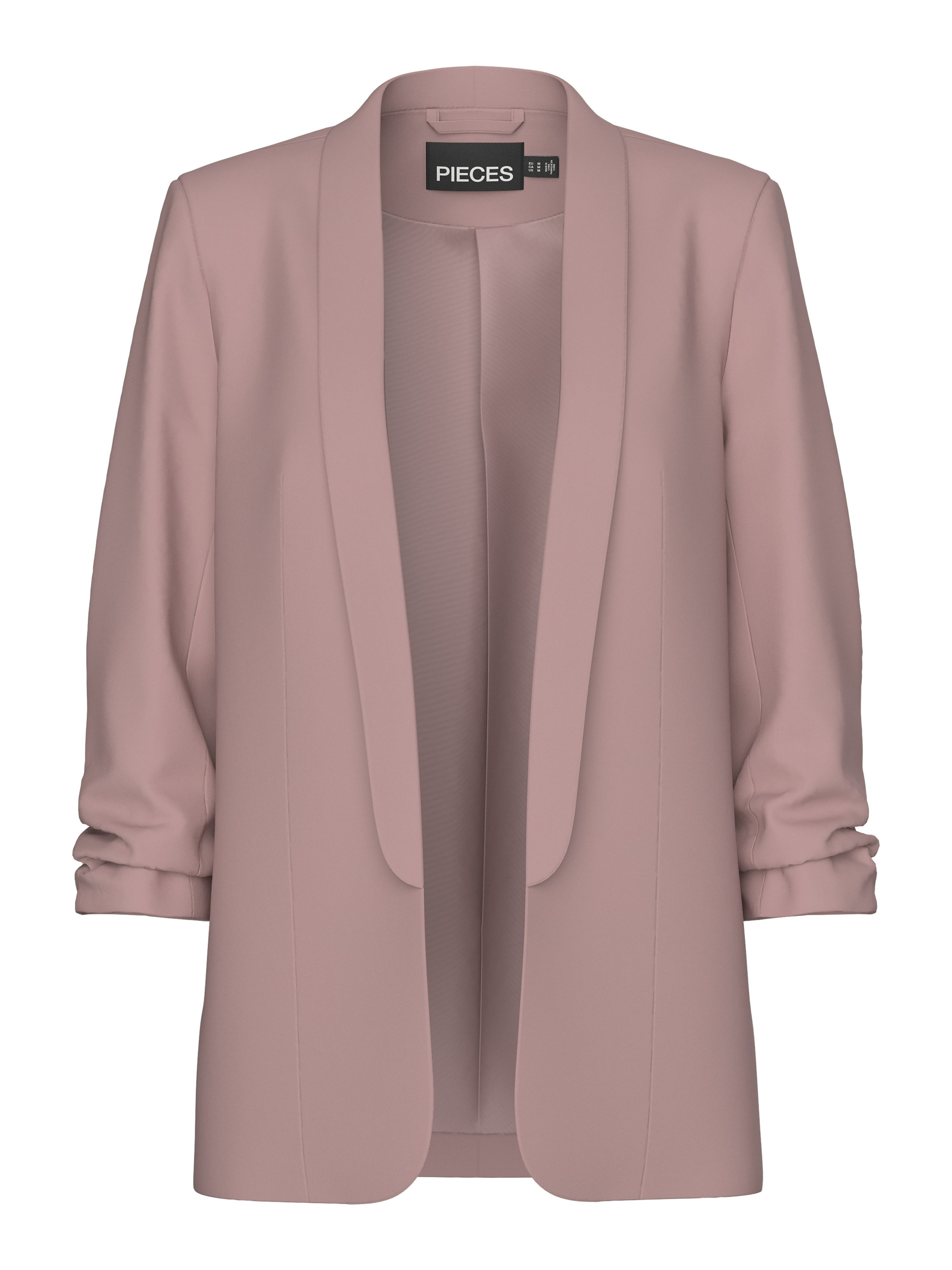 pieces Blouseblazer PCBOSELLA 3/4 BLAZER NOOS met plooidetail op de mouw