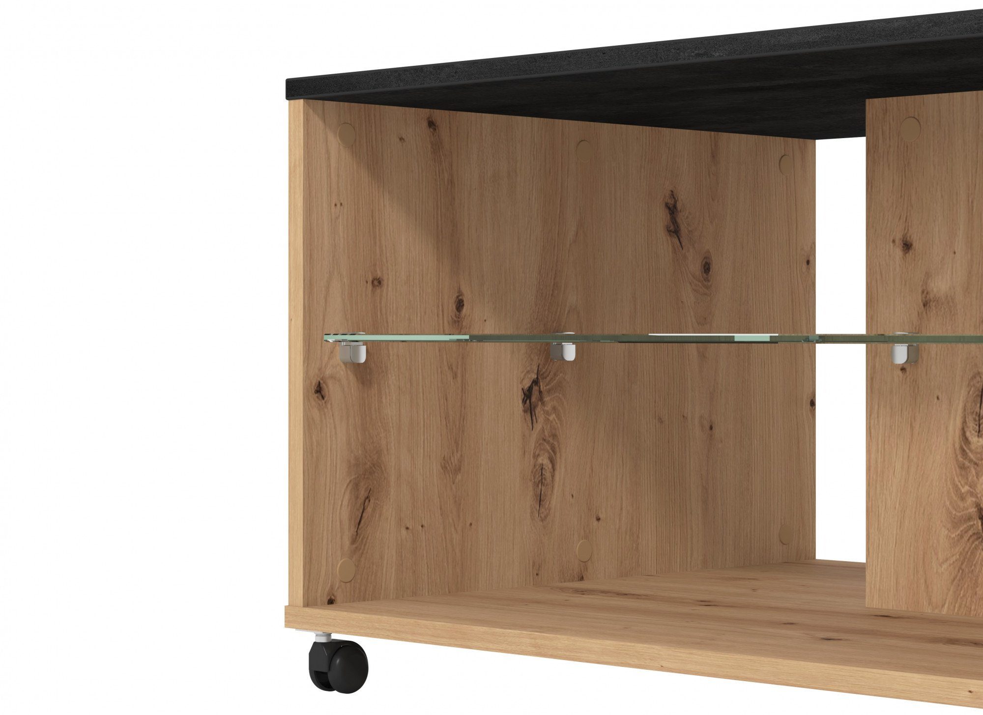 Home affaire Salontafel Norte CT met wieltjes
