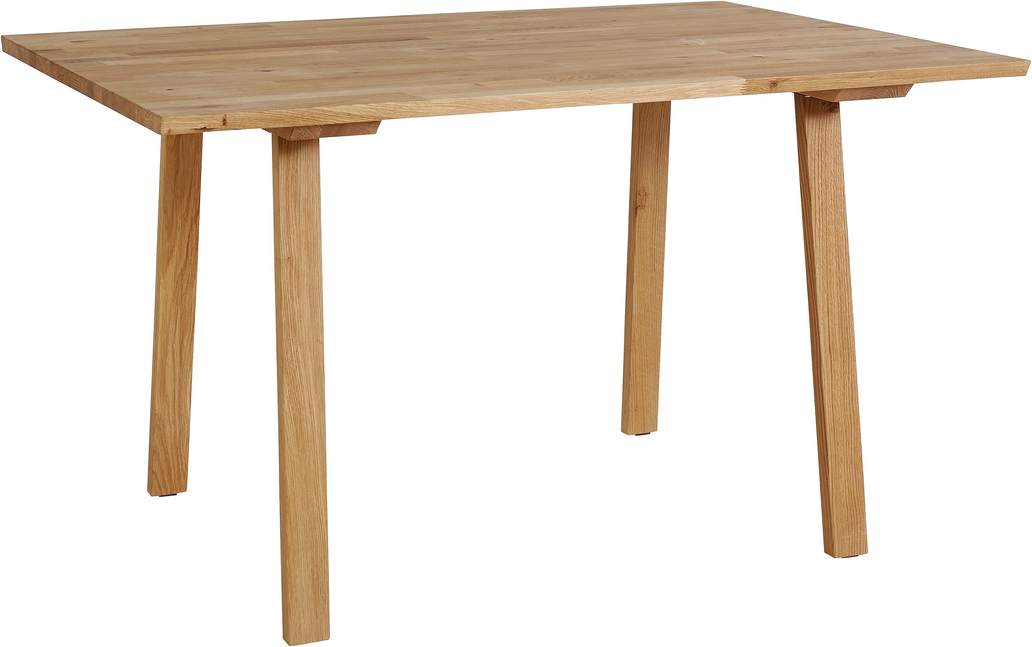 OTTO products Eettafel Alessja Breedte 130 of 150 cm, eiken massief hout met vegan bio-olie behandeld