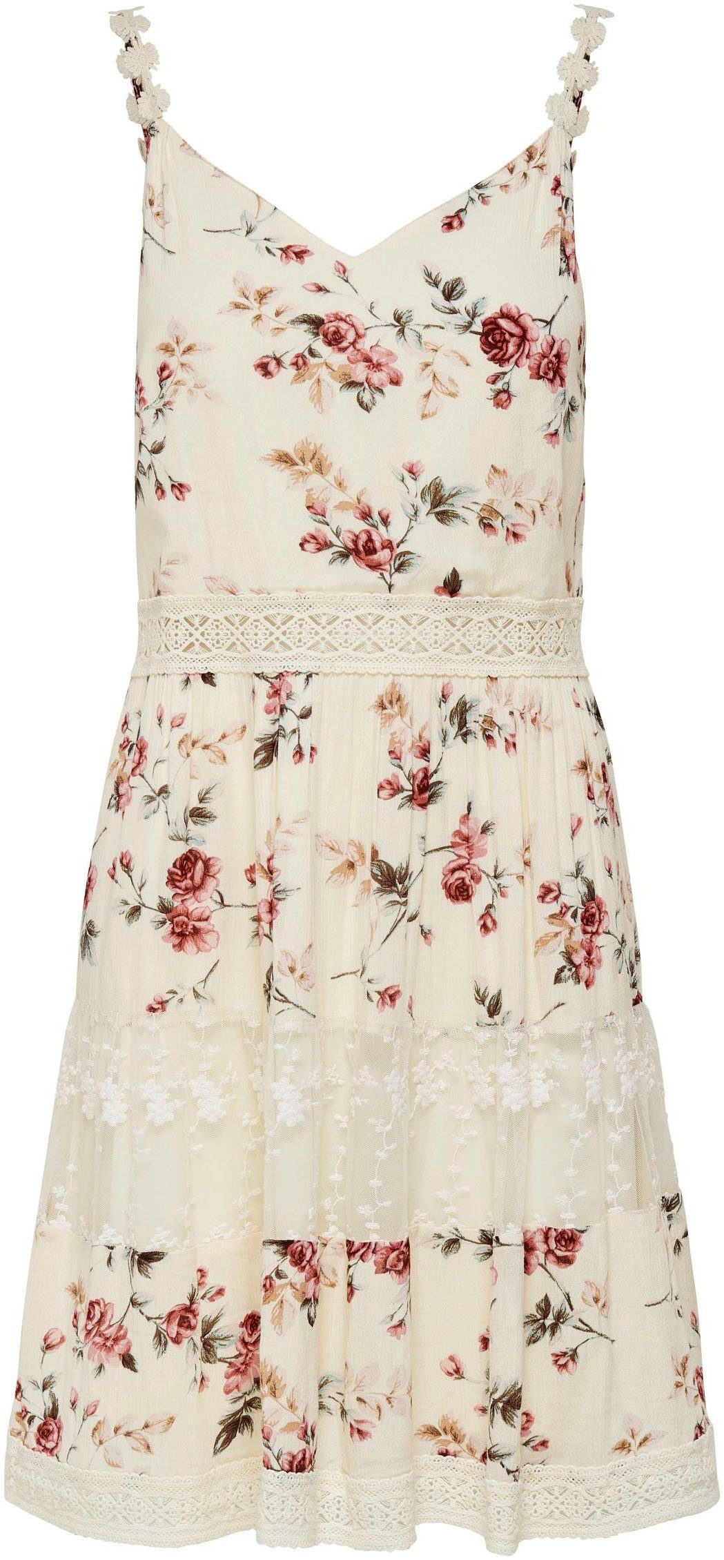 Only Jurk in overgooiermodel ONLKARMEN ANNE LIFE S/L DRESS WVN NOOS