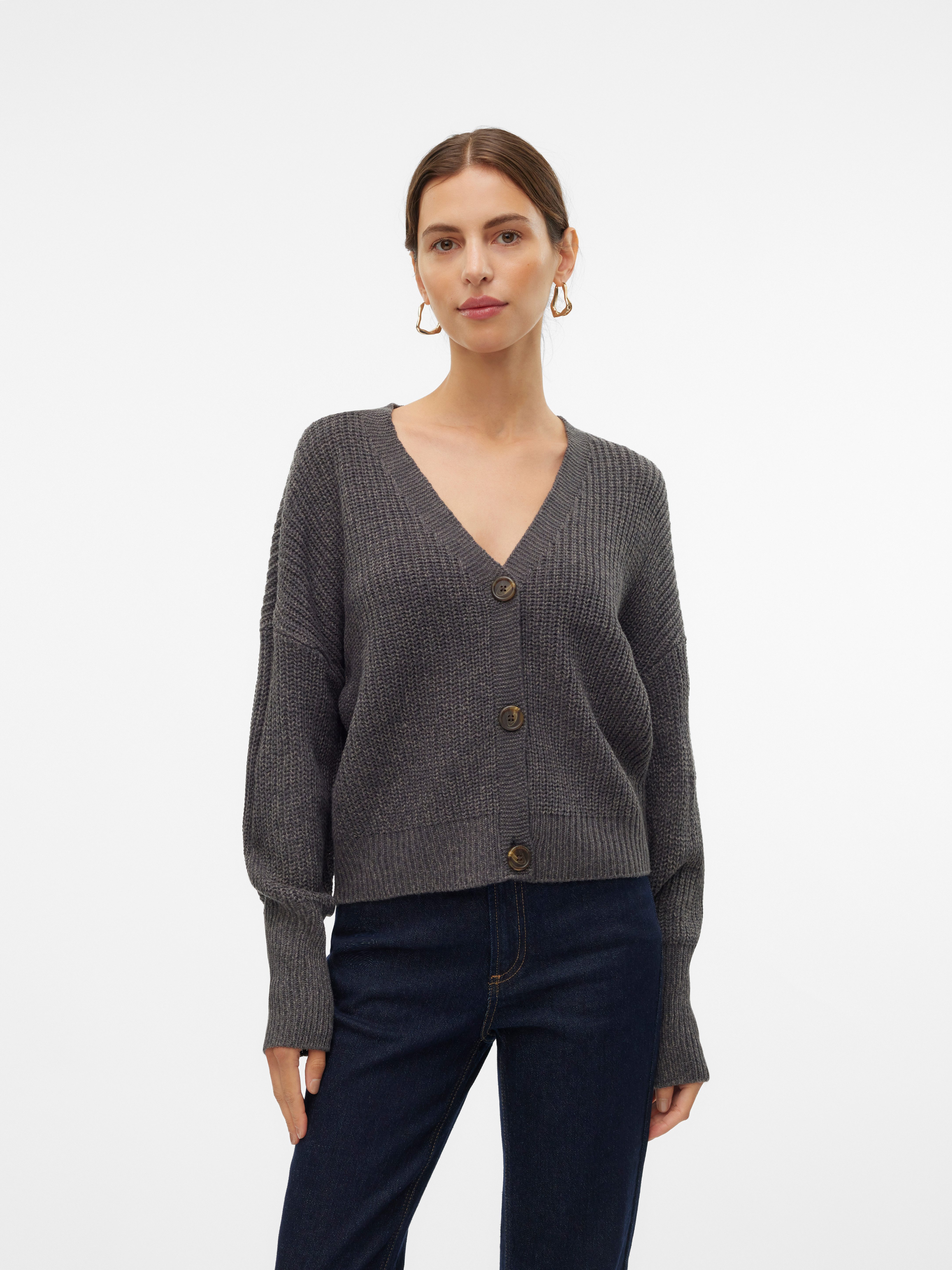 Vero Moda Vest VMLEA LS V-NECK CUFF CARDIGAN