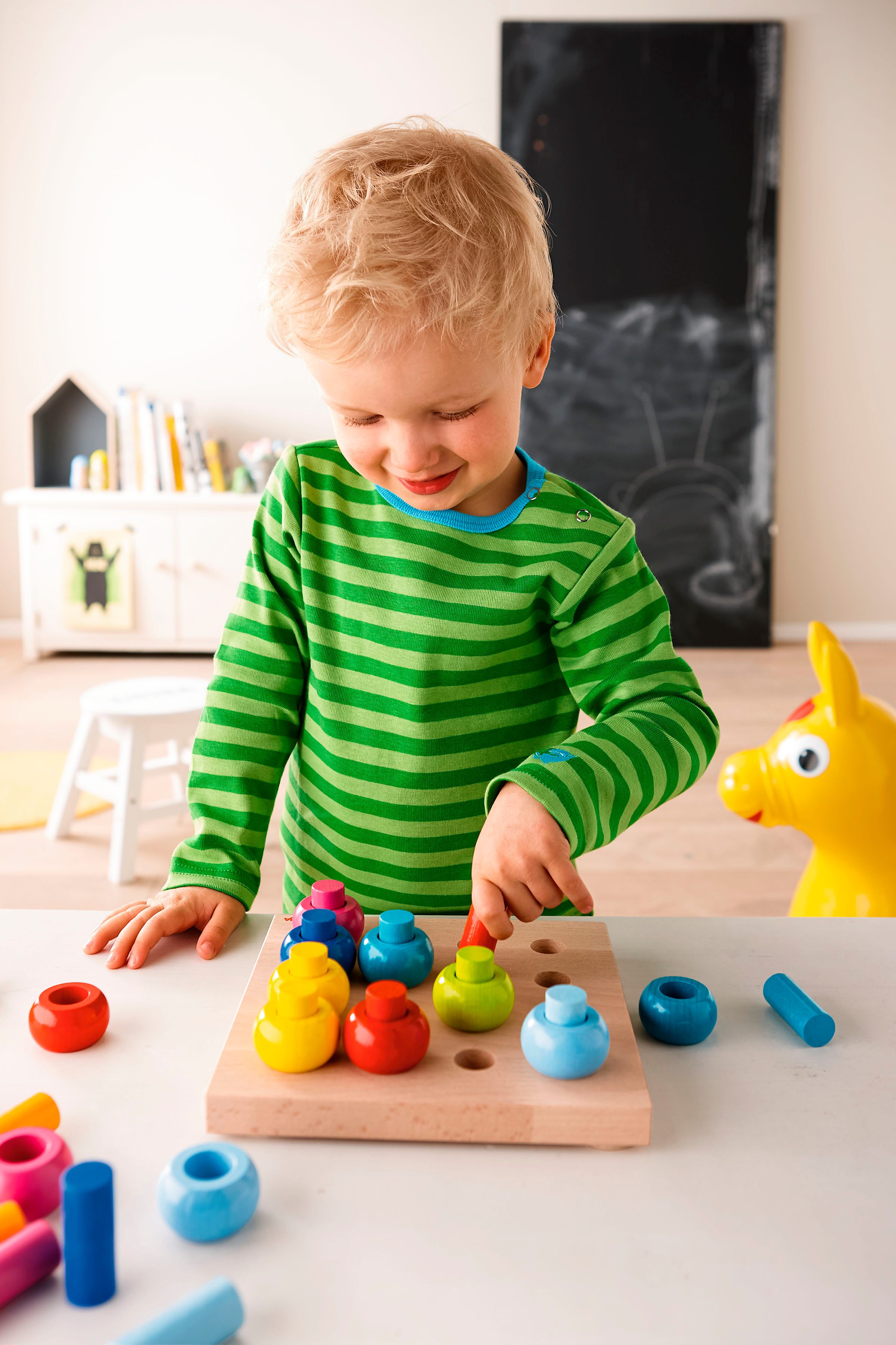 Haba Vormenspel Kleurenringen Made in Germany