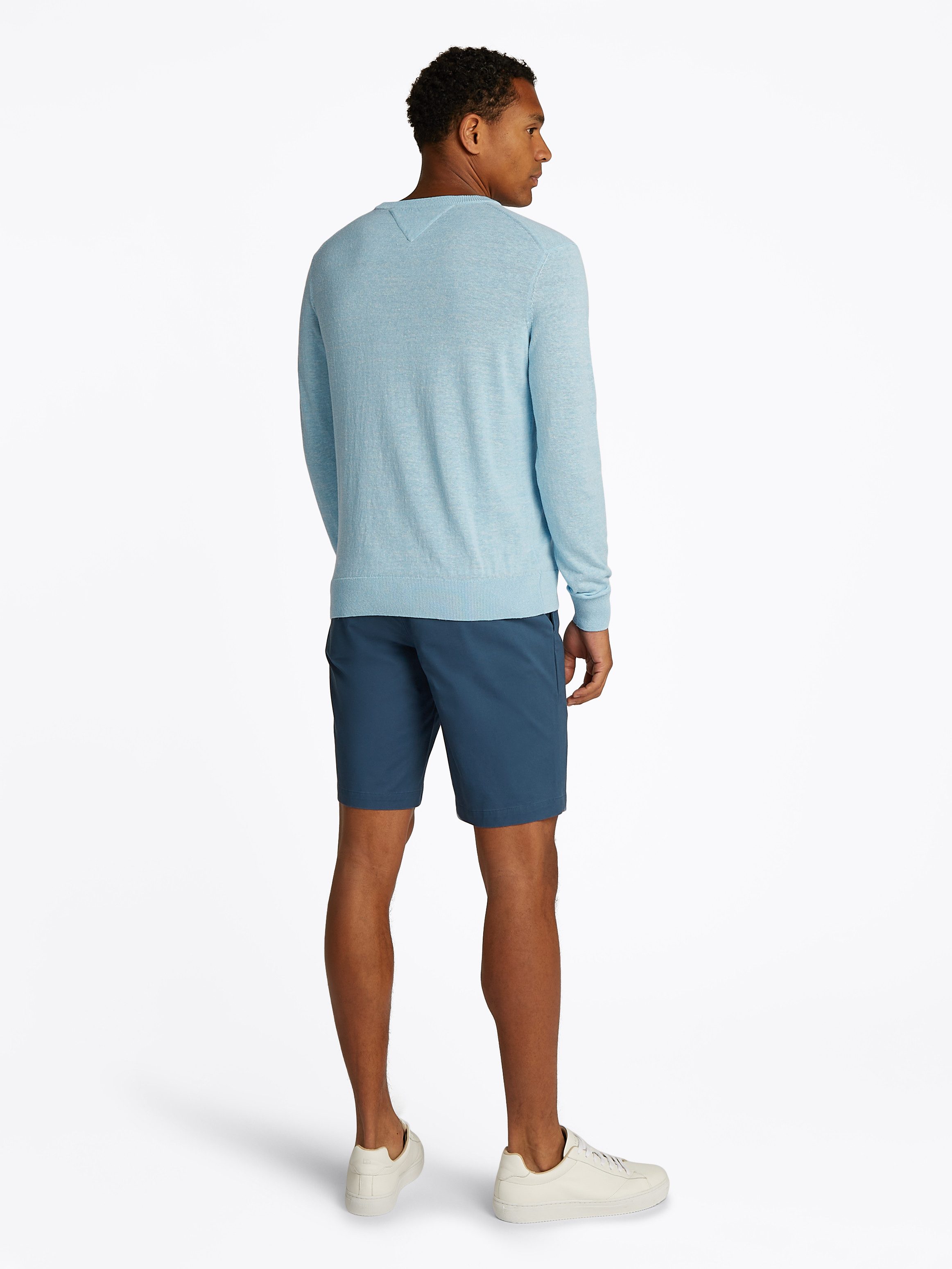 Tommy Hilfiger Trui met ronde hals COTTON LINEN CREW NECK