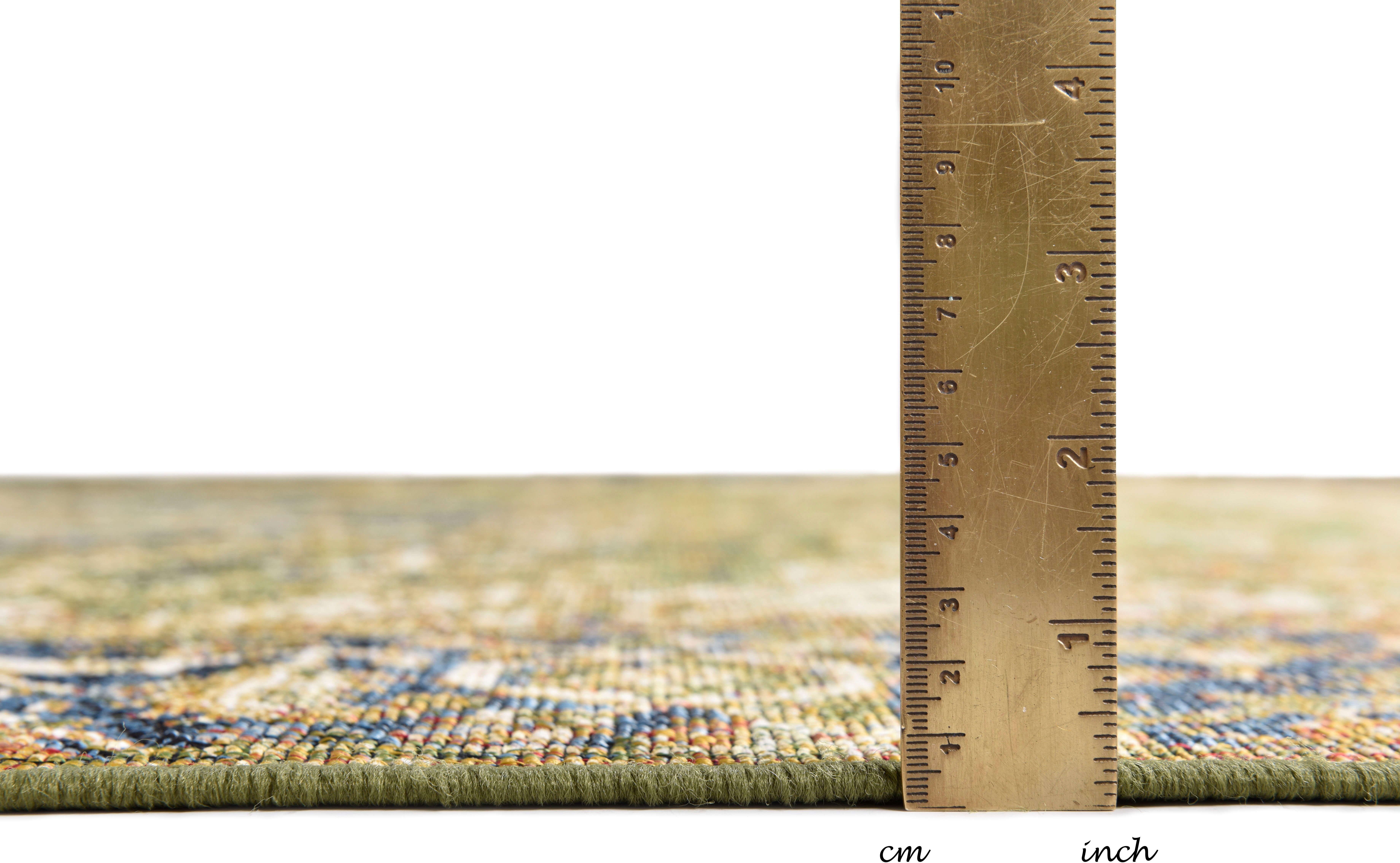 TOM TAILOR HOME Vloerkleed Funky Outdoor Orient One Platweefsel, oriënt-look, geschikt voor binnen en buiten, woonkamer