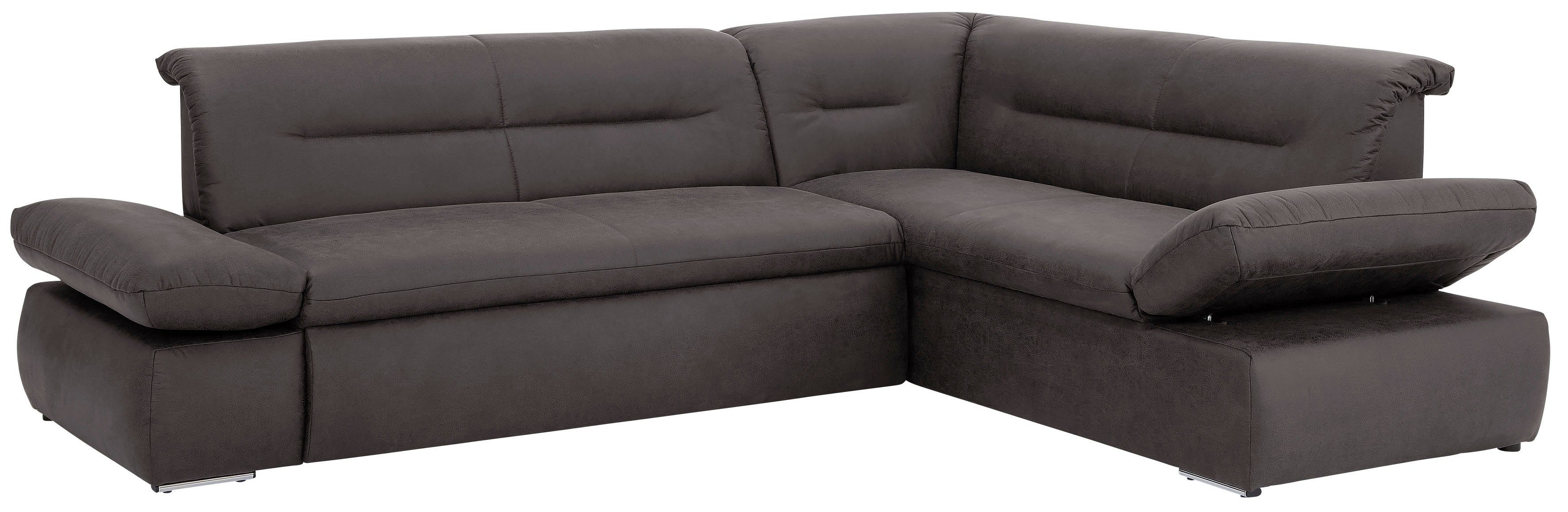 INOSIGN Hoekbank Avesa L-vorm Naar keuze met arm- en slaapfunctie, bxdxh: 275x211x80 cm