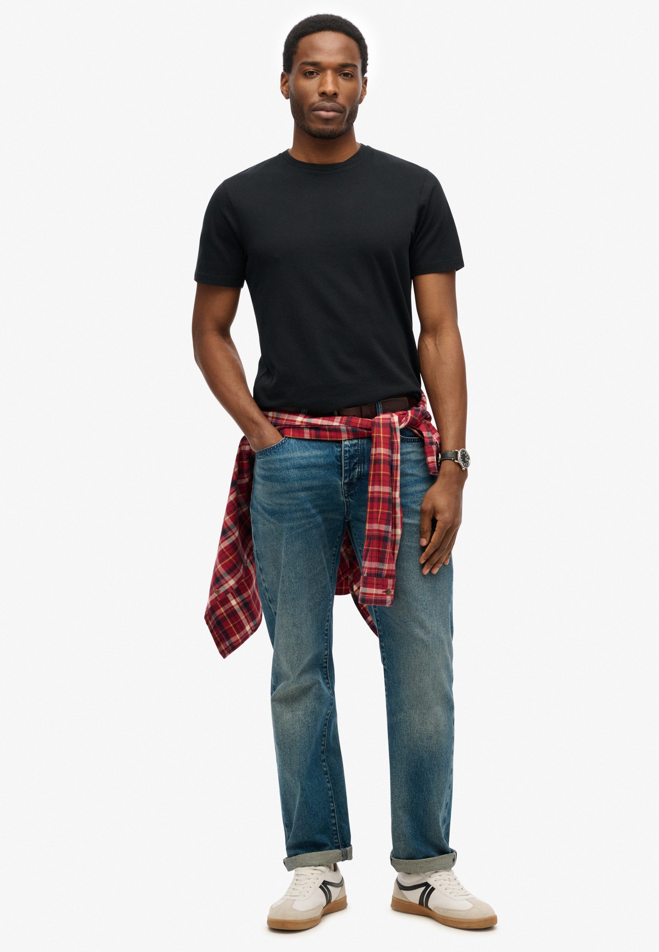Superdry Shirt met ronde hals CLASSIC ESSENTIAL TEE