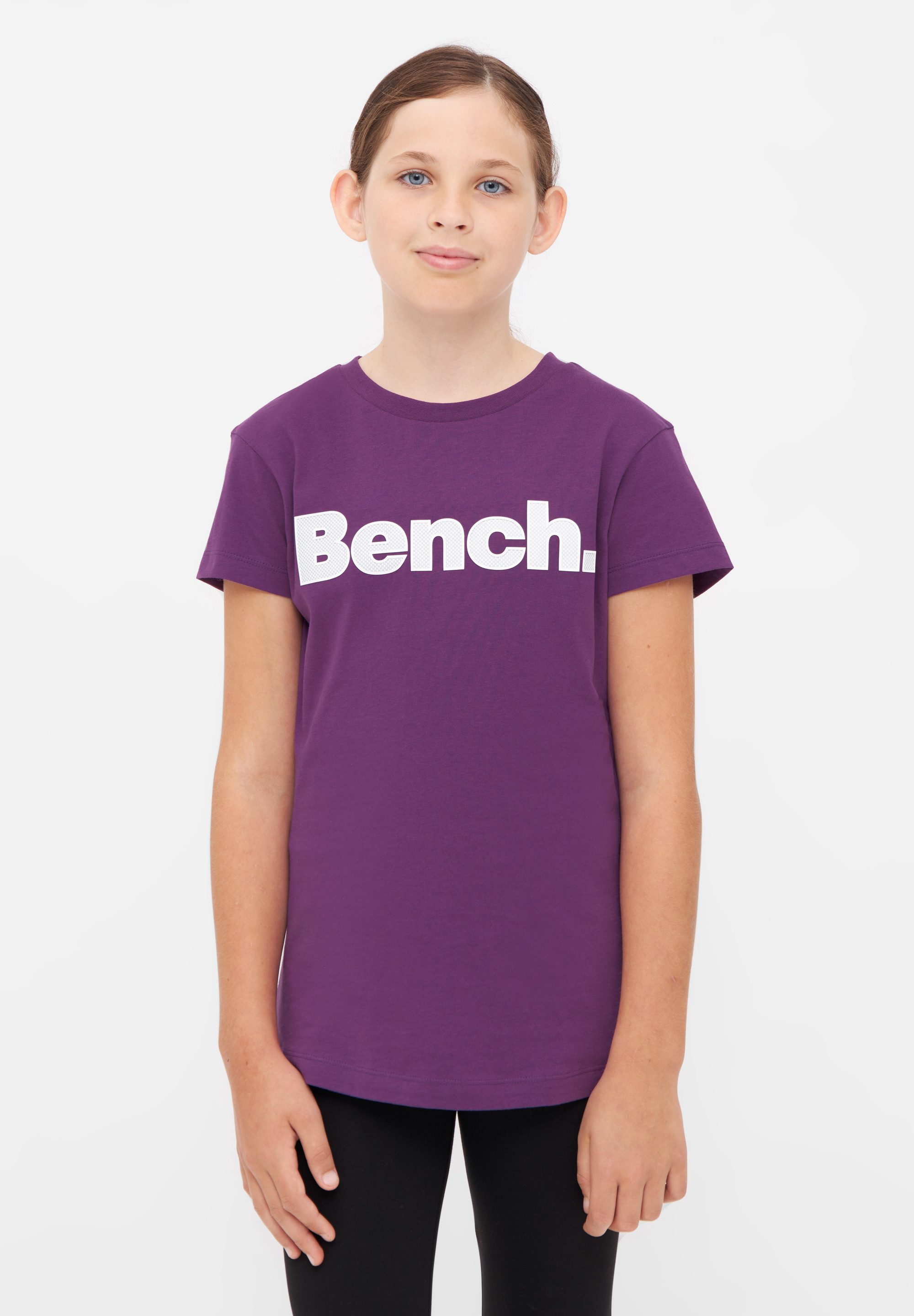 Bench. T-shirt LEORAG meisjes t-shirts maat 140 paars