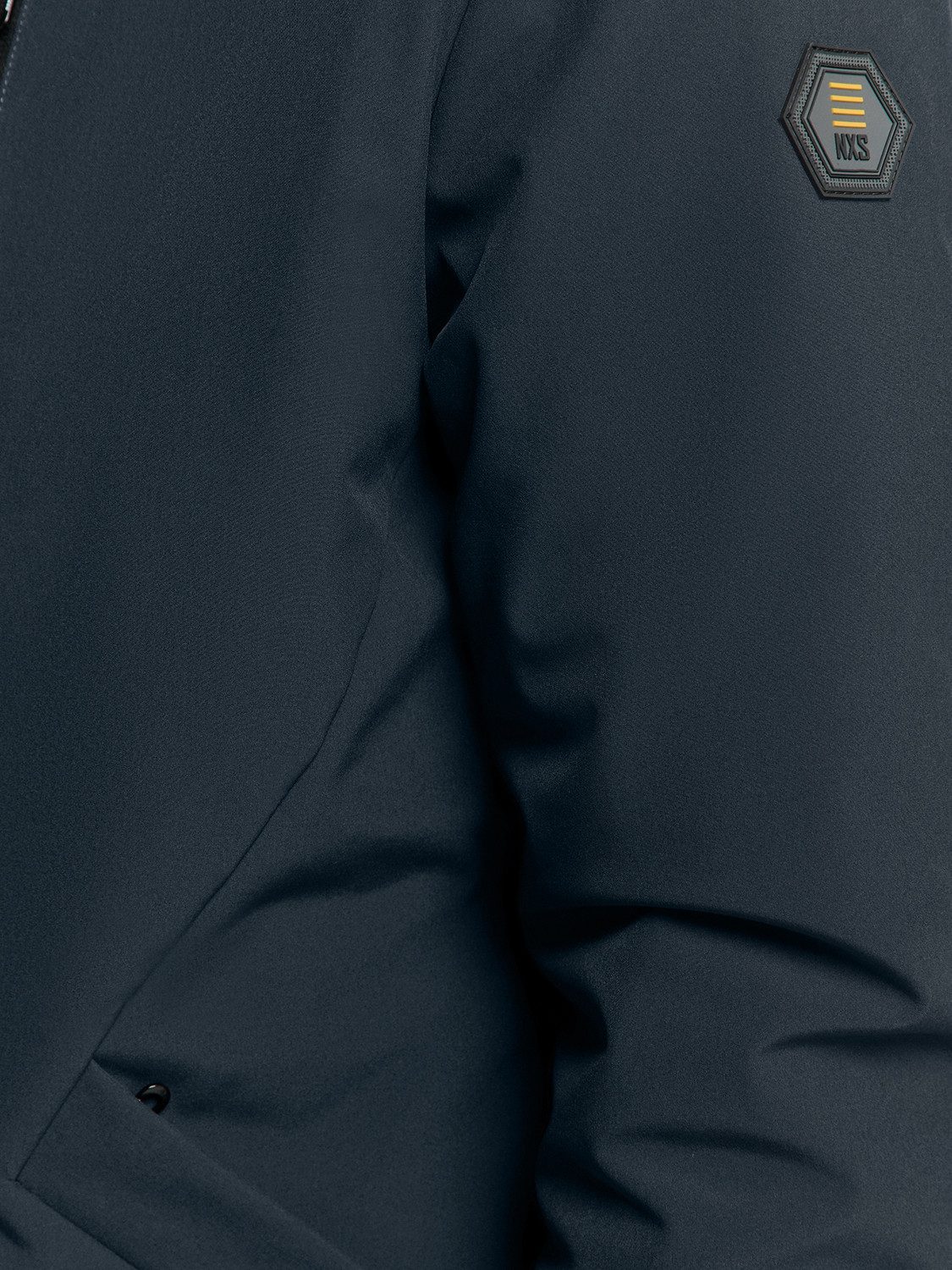 NO EXCESS Softshell-jack met een capuchon