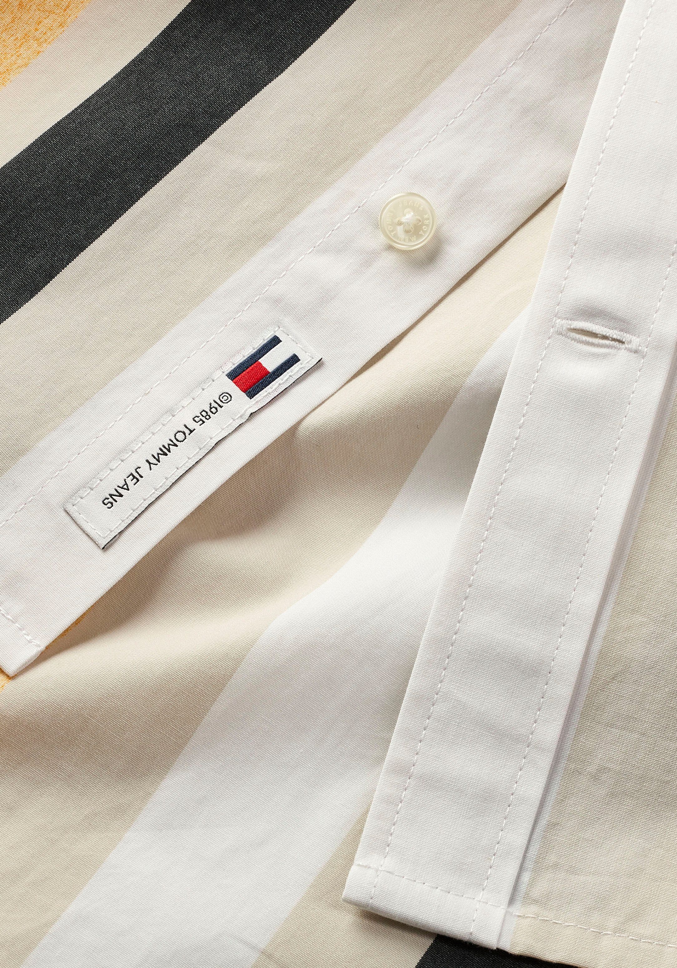 TOMMY JEANS Overhemd met korte mouwen TJM RLX STRIPES SHIRT met veelkleurige strepen