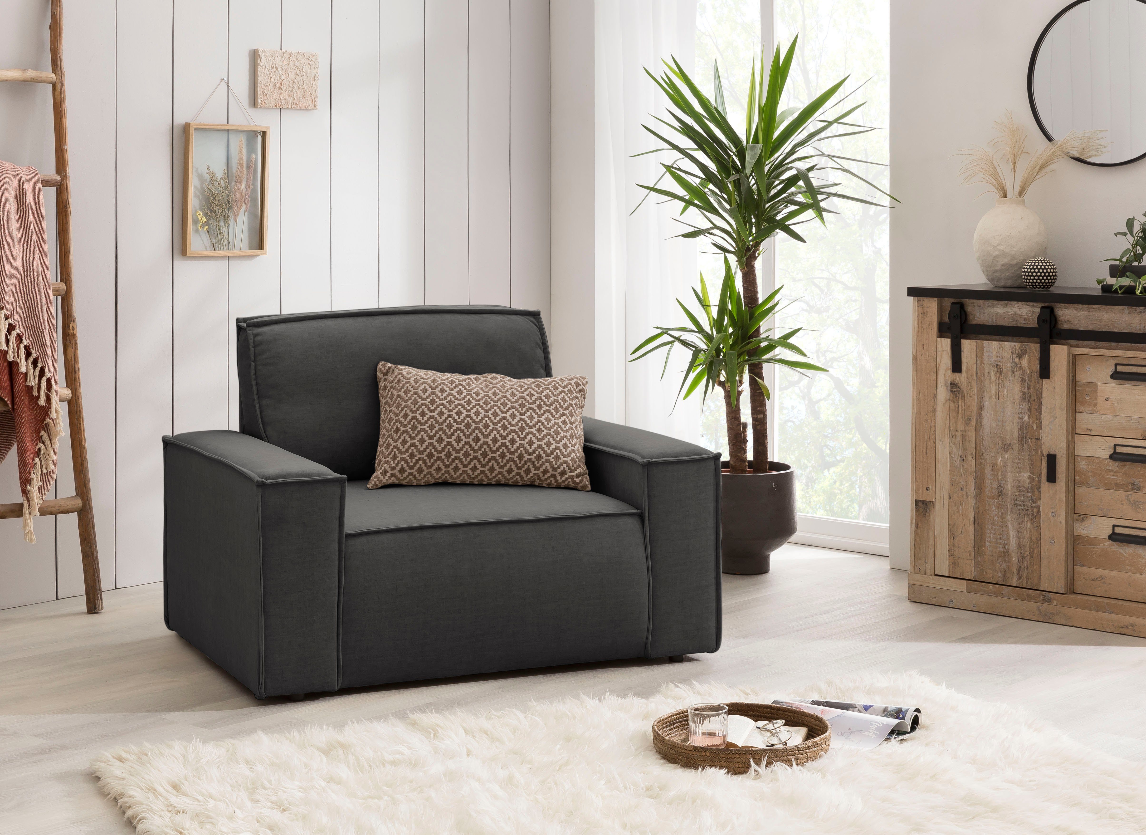 Home affaire Fauteuil Sherwood passend bij de bekleding van de sherwood-serie
