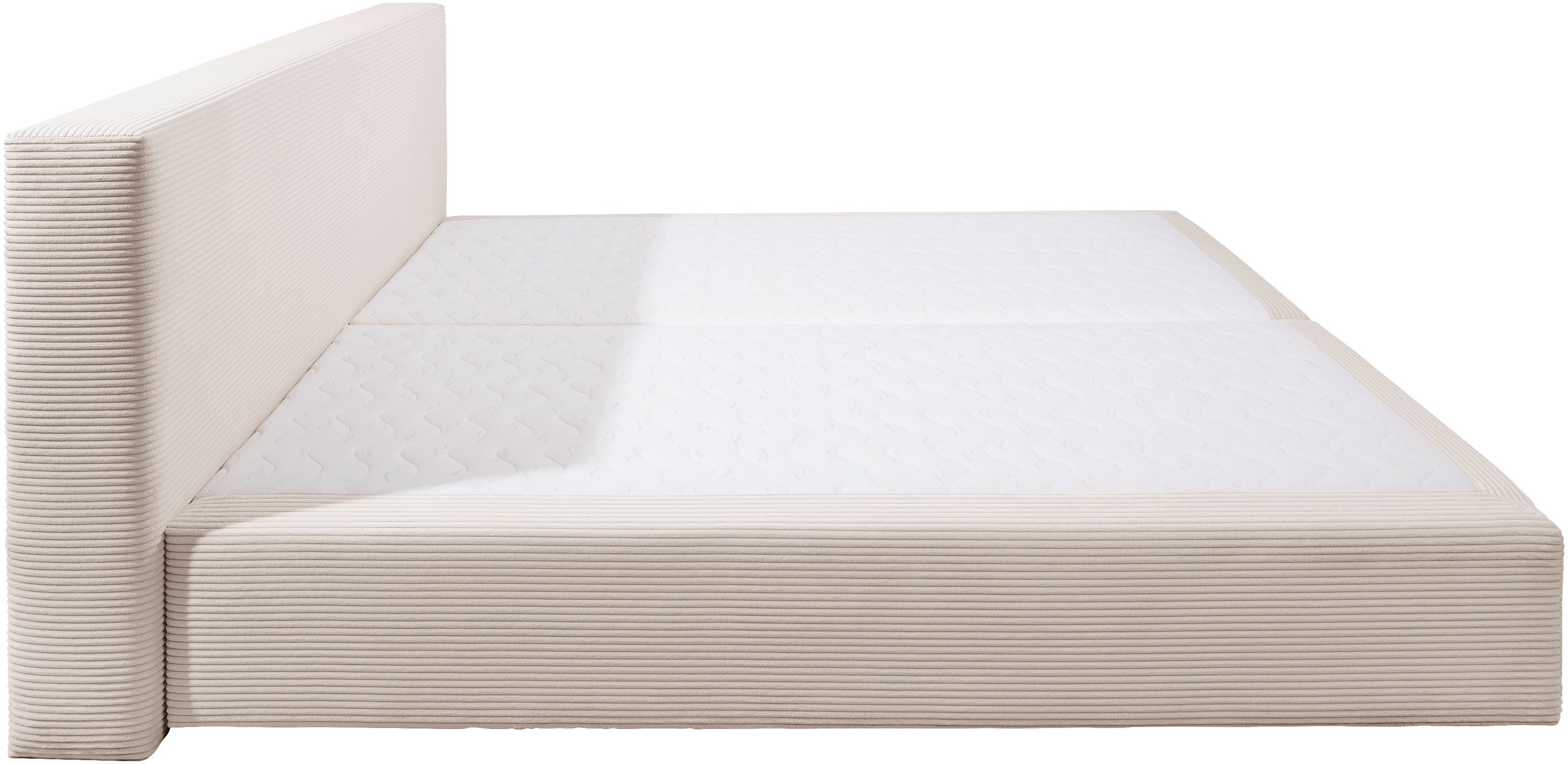 andas Boxspring Åby In cord bekleding, optioneel met en zonder matras verkrijgbaar