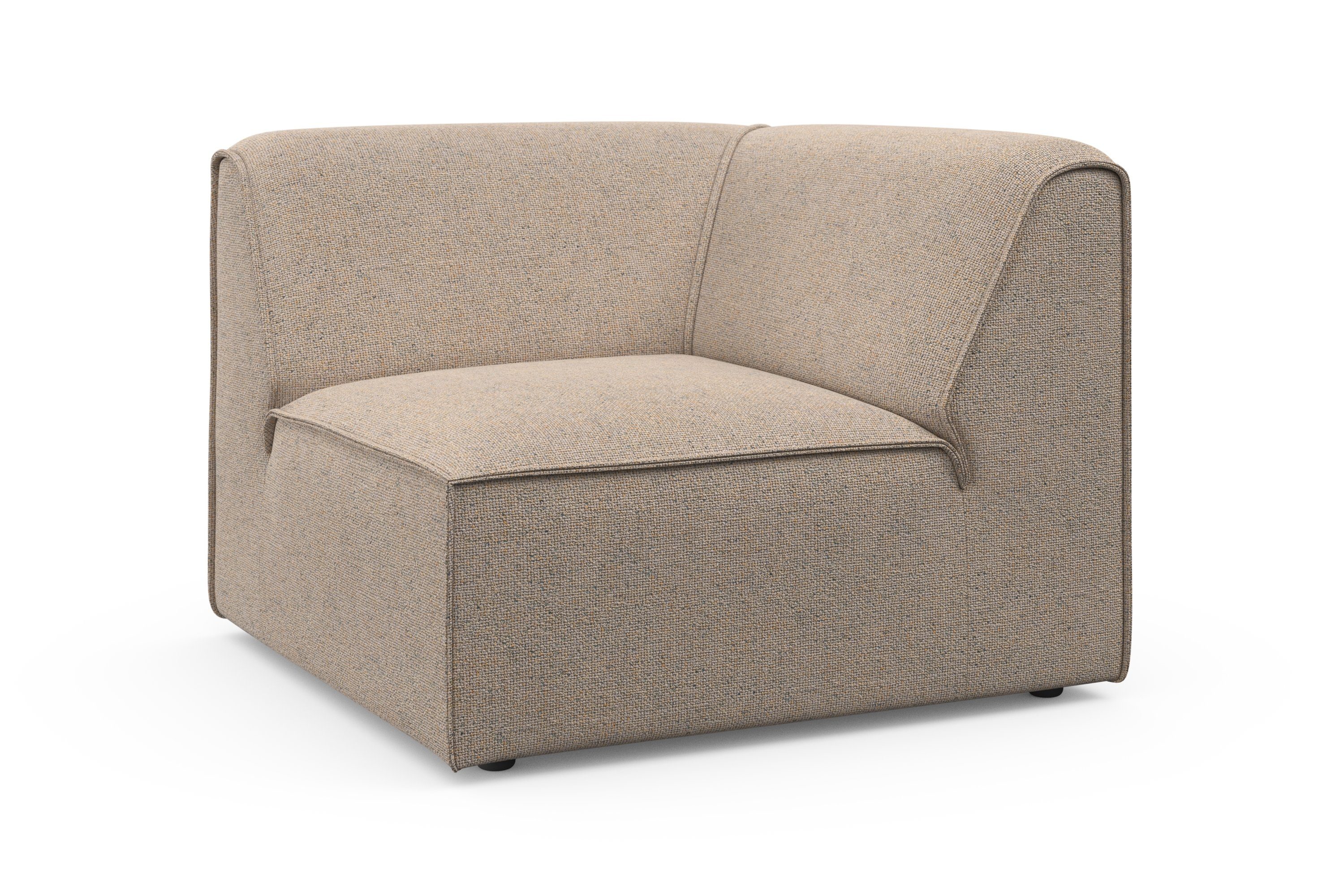RAUM.ID Bank-hoekelement Merid, sofa-element, afmetingen B/D/H: 97/97/46 cm als module of apart te gebruiken, voor individuele samenstelling