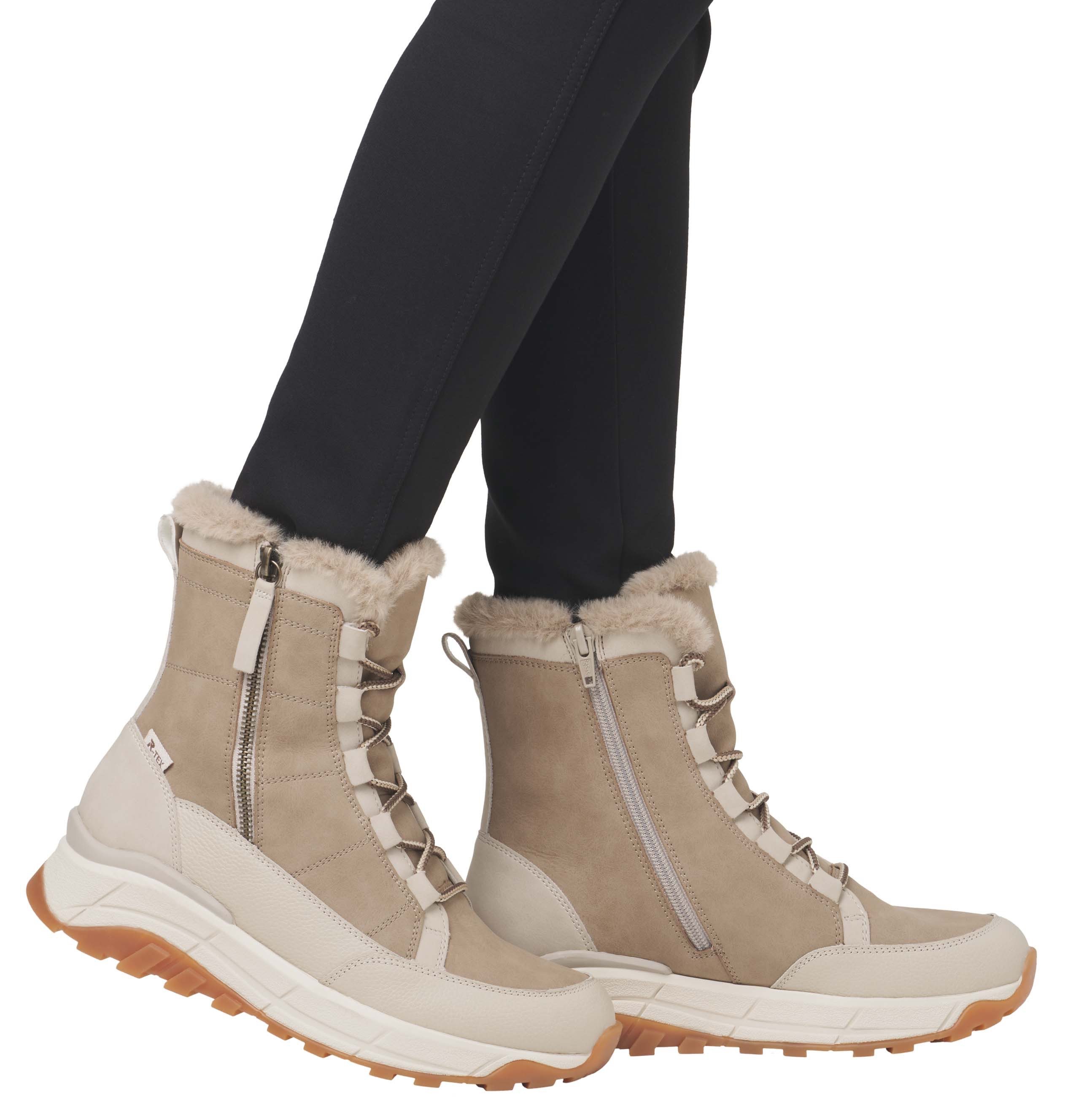 RIEKER Sport Winterlaarzen ankle boot, profile sole, with tex membrane for winter