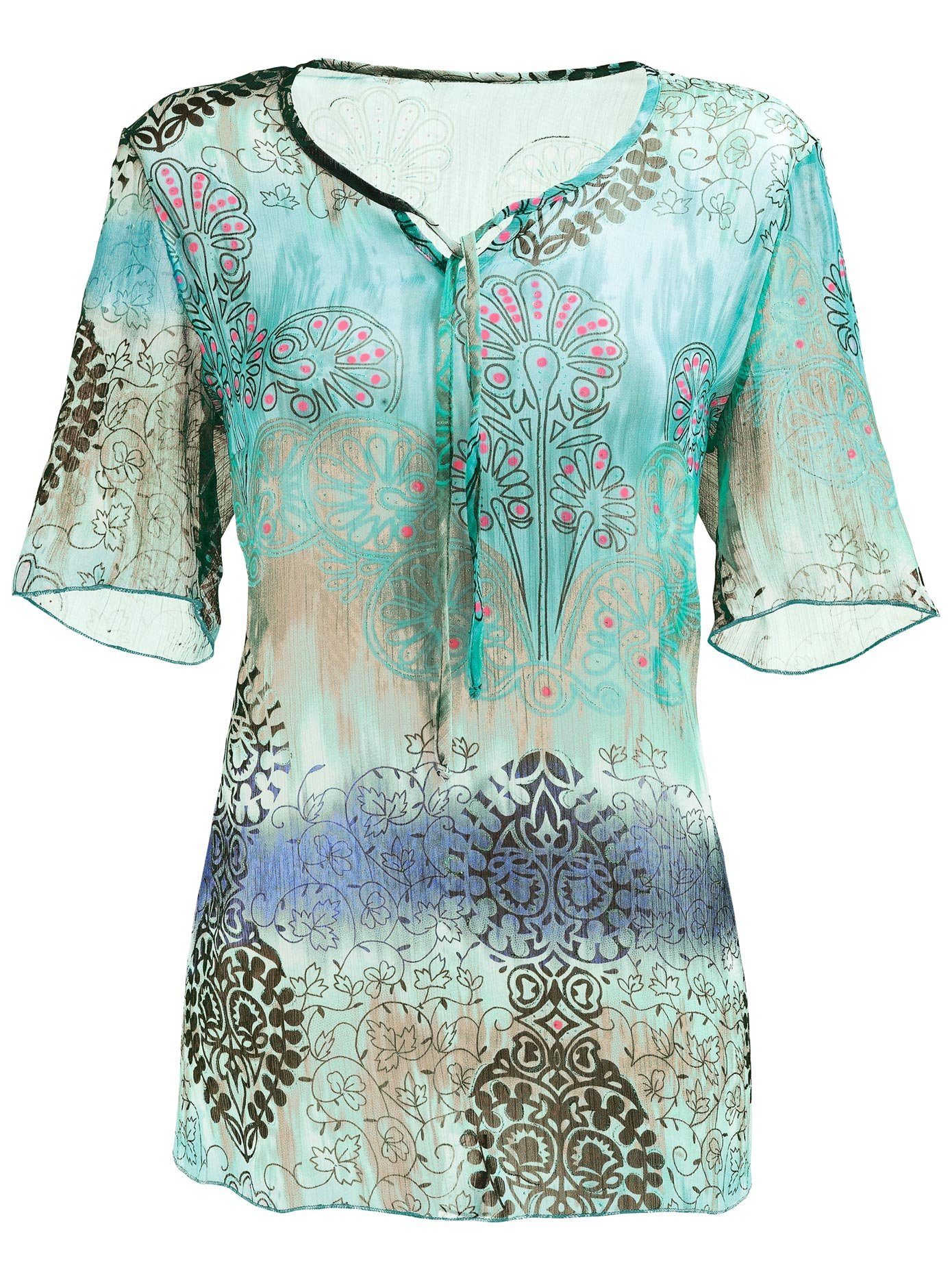 Classic Basics Gedessineerde blouse