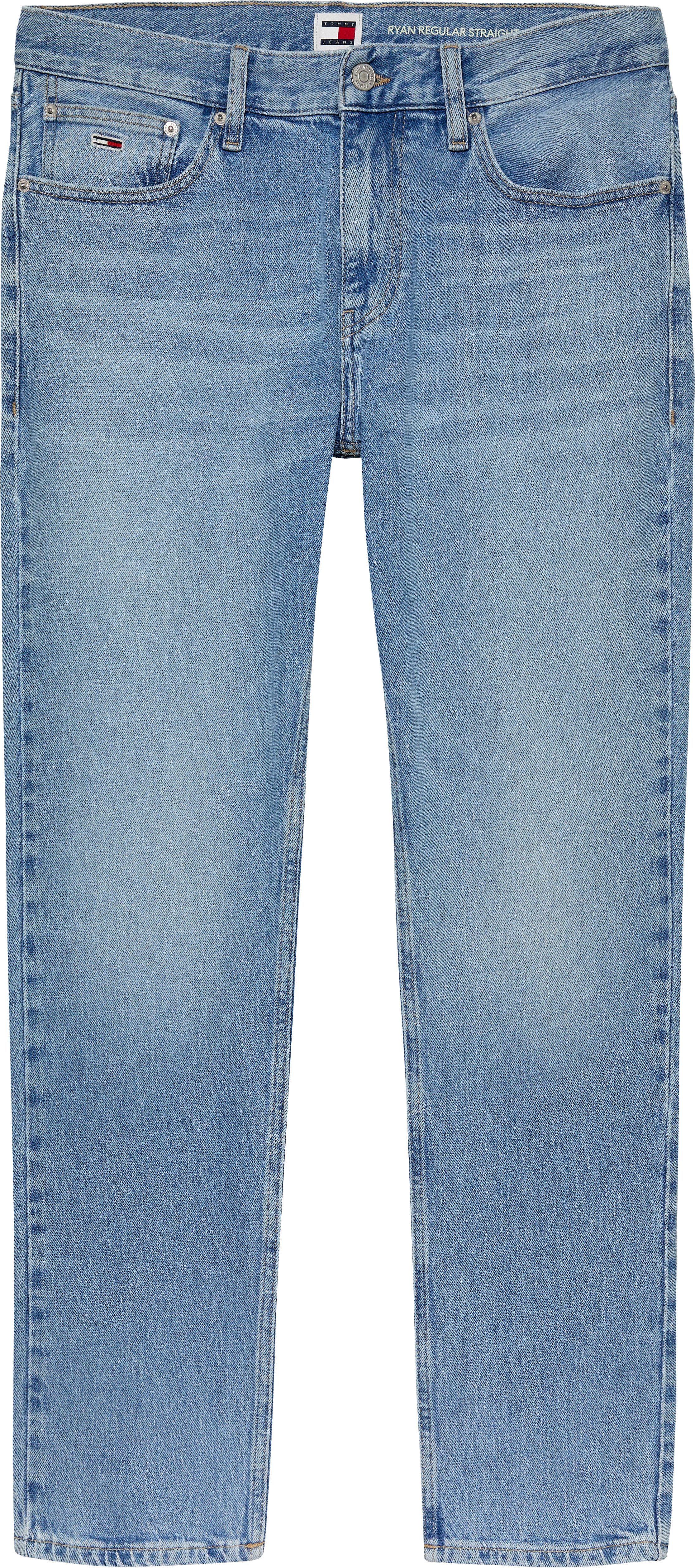 TOMMY JEANS Slim fit jeans RYAN SLIM STRAIGHT met gestempeld logo