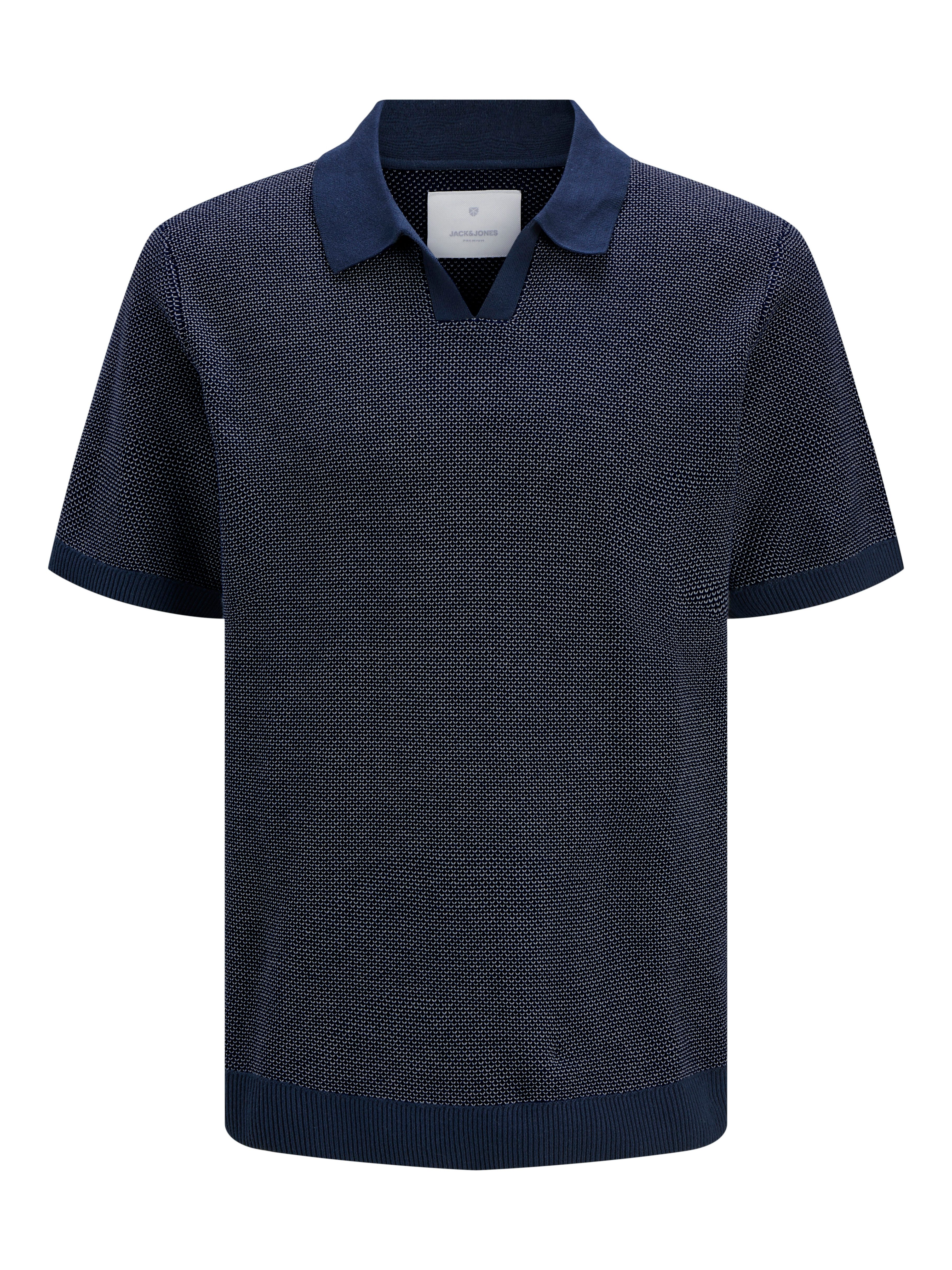 Jack & Jones Trui met ronde hals JPRCCEASTON KNIT SPLIT NECK SS SN