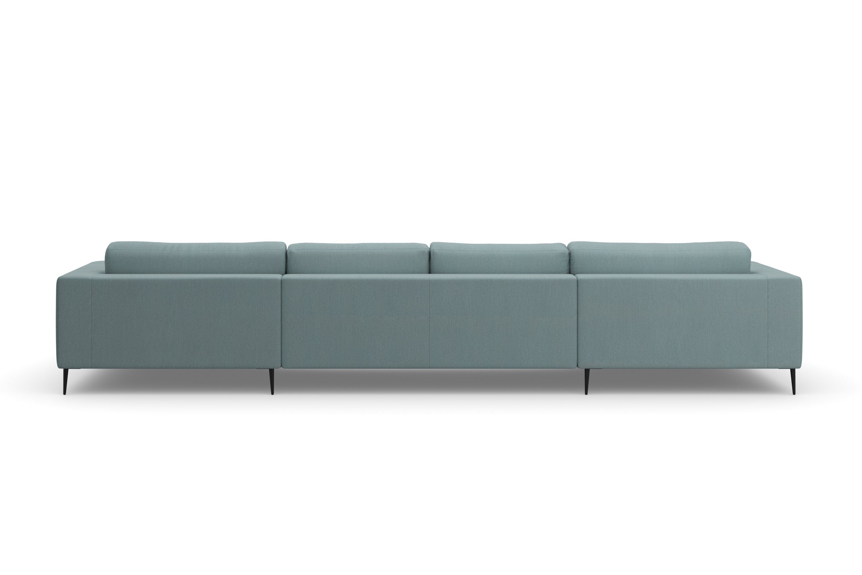 DOMO collection Zithoek Modica U-vorm XXL, in een moderne look met 2 royale récamiers, ook in cord