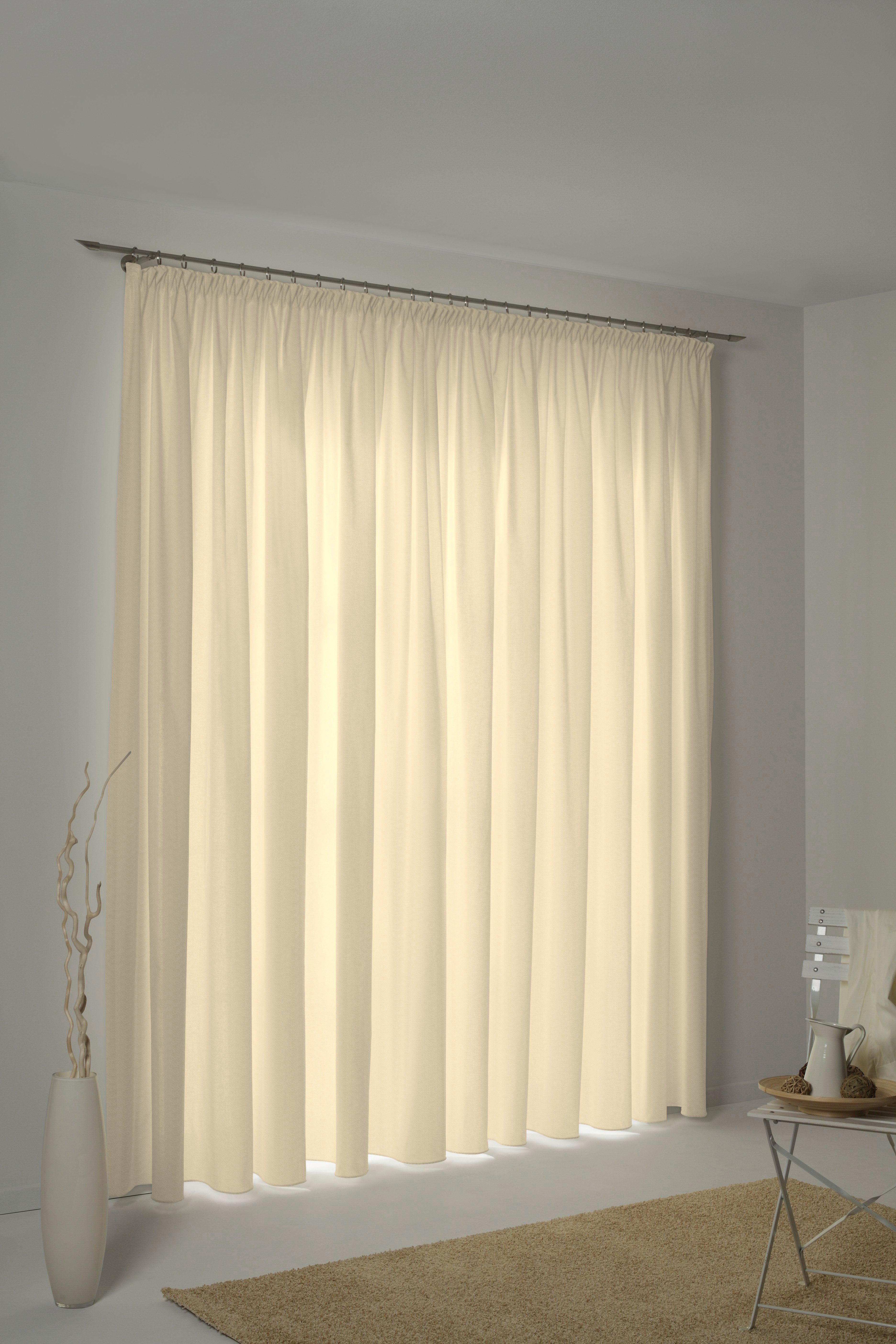 Wirth Gordijn SUNBONE (1 stuk) kant & klaar gordijnen maat hxb: 245x132 cm beige