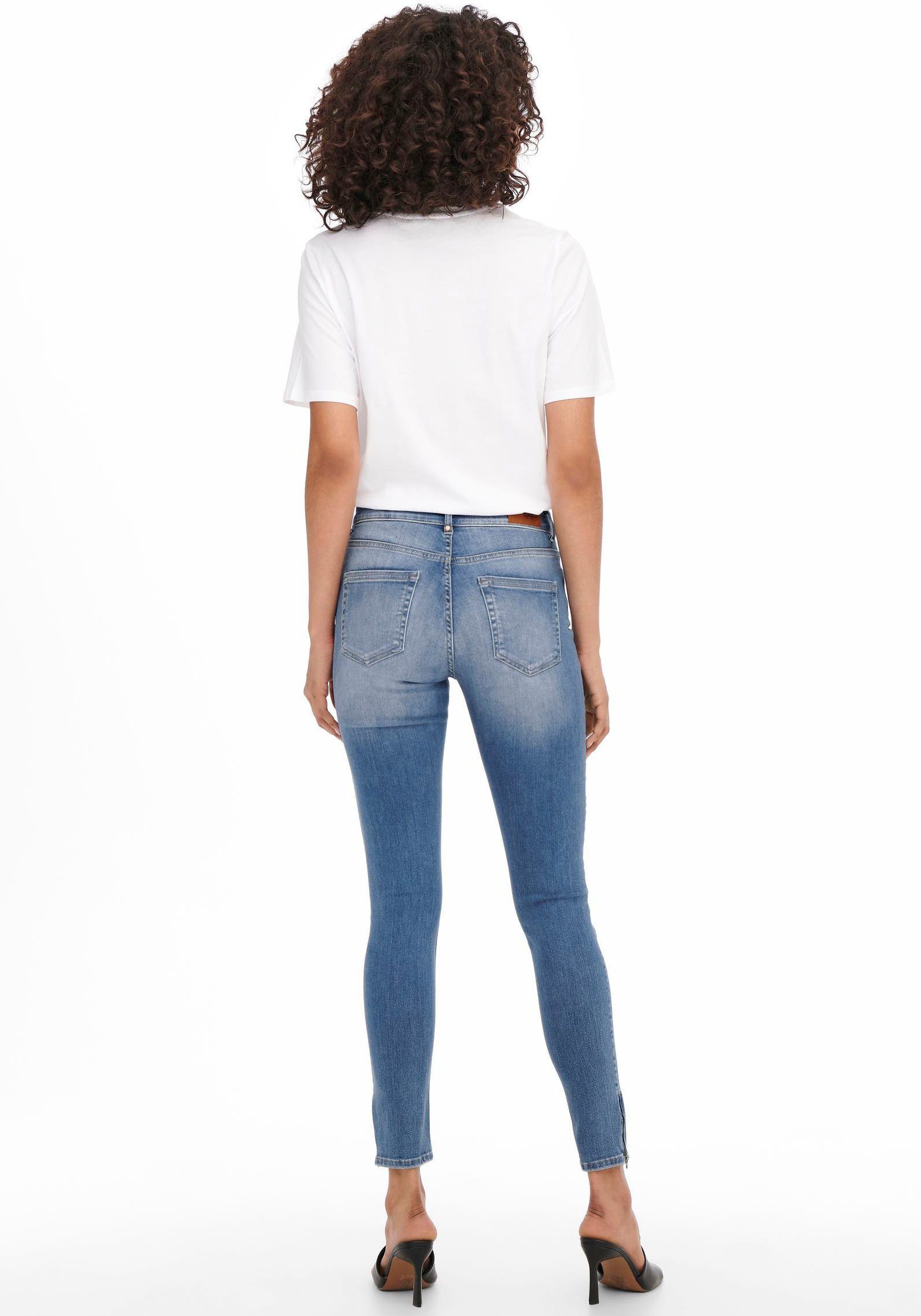 Only Ankle jeans ONLBLUSH MID SK ANK ZIP DNM