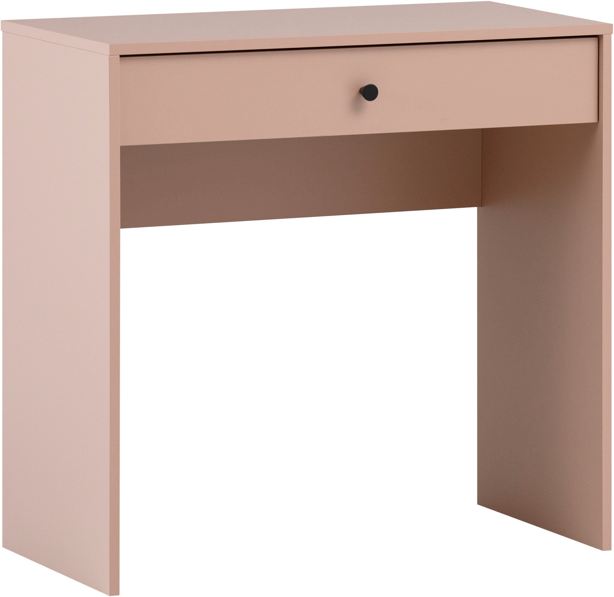 Schildmeyer Make-uptafel Smash, breedte 80 cm, laptoptafel, sidetable Lade met uittrekbegrenzing en hoogwaardig metalen beslag