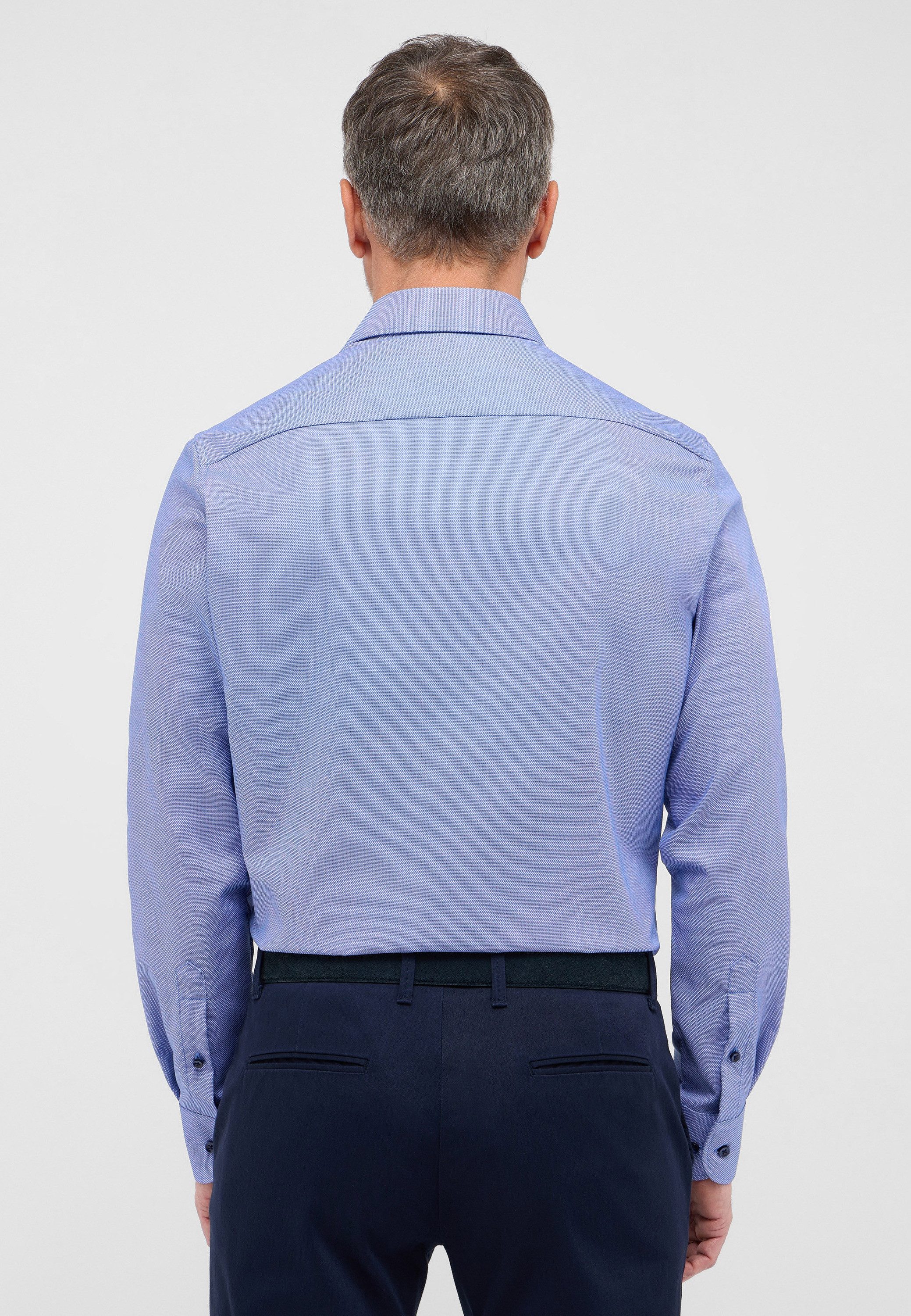 Eterna Overhemd met lange mouwen Slim fit NON IRON (strijkvrij)