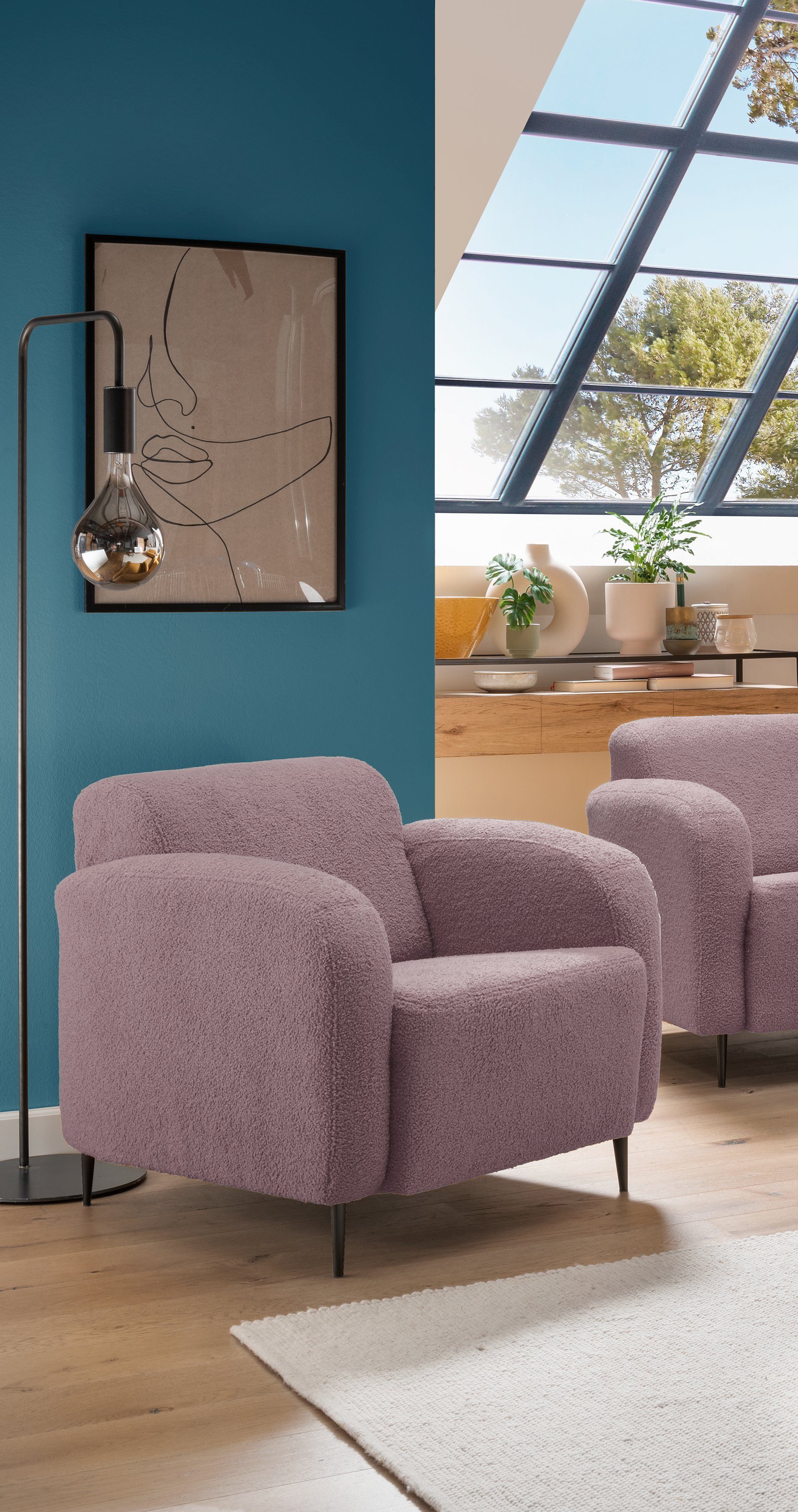 INOSIGN Cocktailfauteuil Marron ook verkrijgbaar als 2-zits en 3-zits