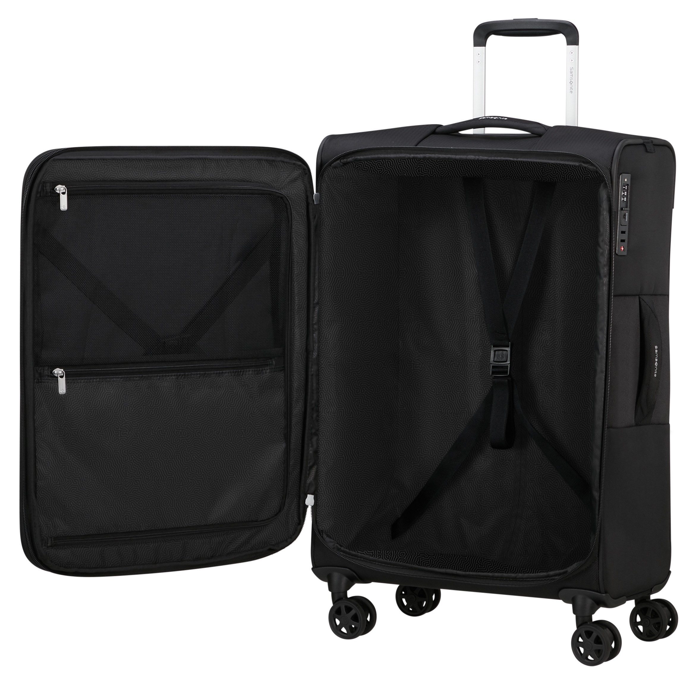 Samsonite Zachte bagage trolley URBIFY, verschillende maten Koffer reisbagage zachte koffer volumevergroting
