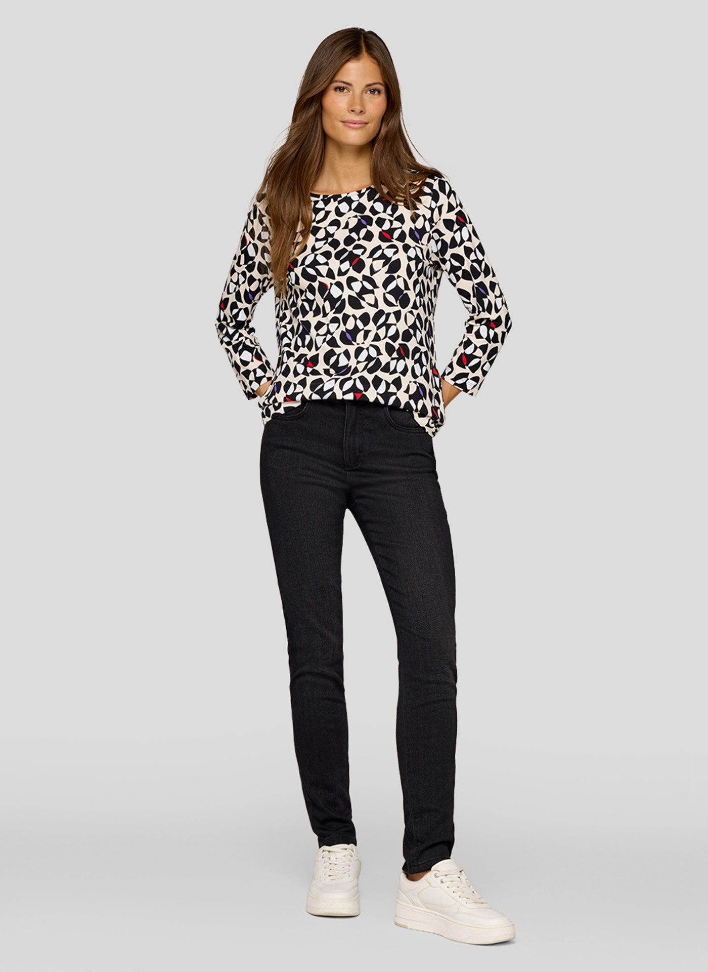 Rabe Shirt met 3/4 mouwen