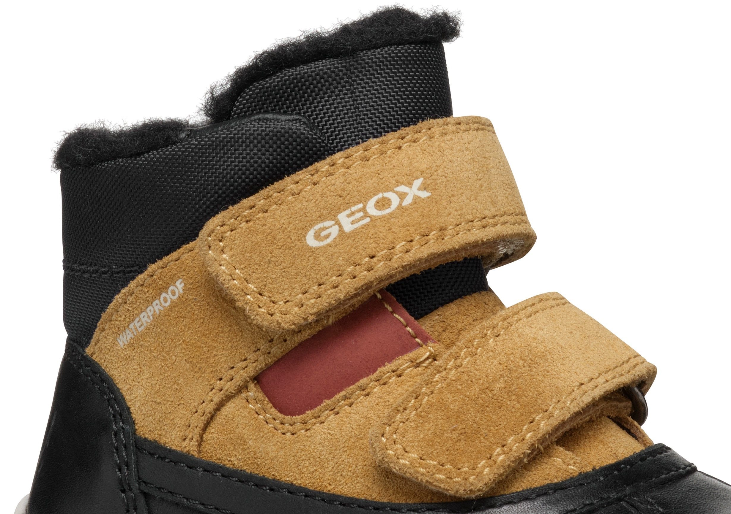 Geox Winterlaarzen B OMAR BOY WPF C Klittenbandlaarzen, babylaarzen winterlaarzen met warme voering