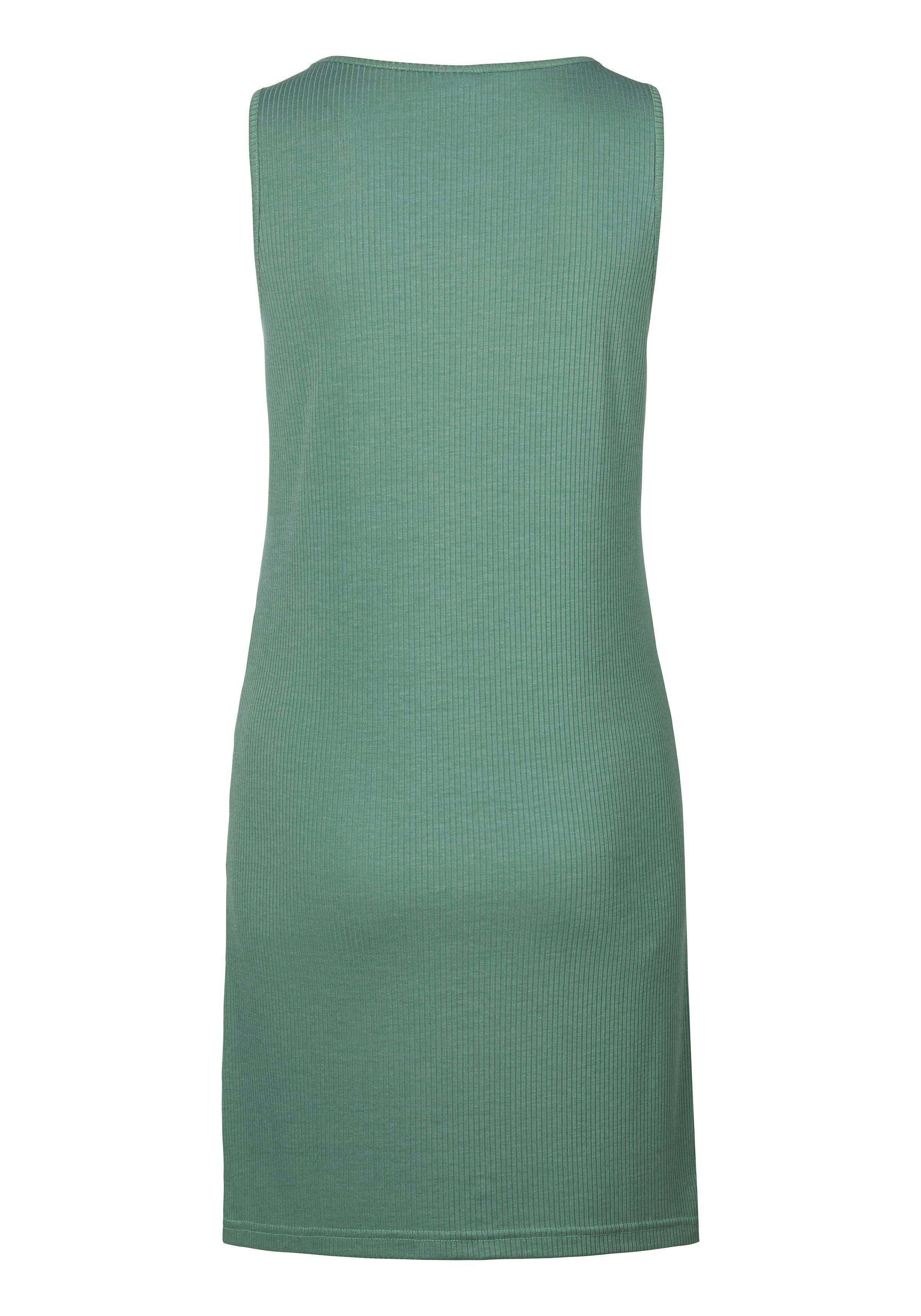 Lascana Nachthemd geribd materiaal met tanktopbandjes