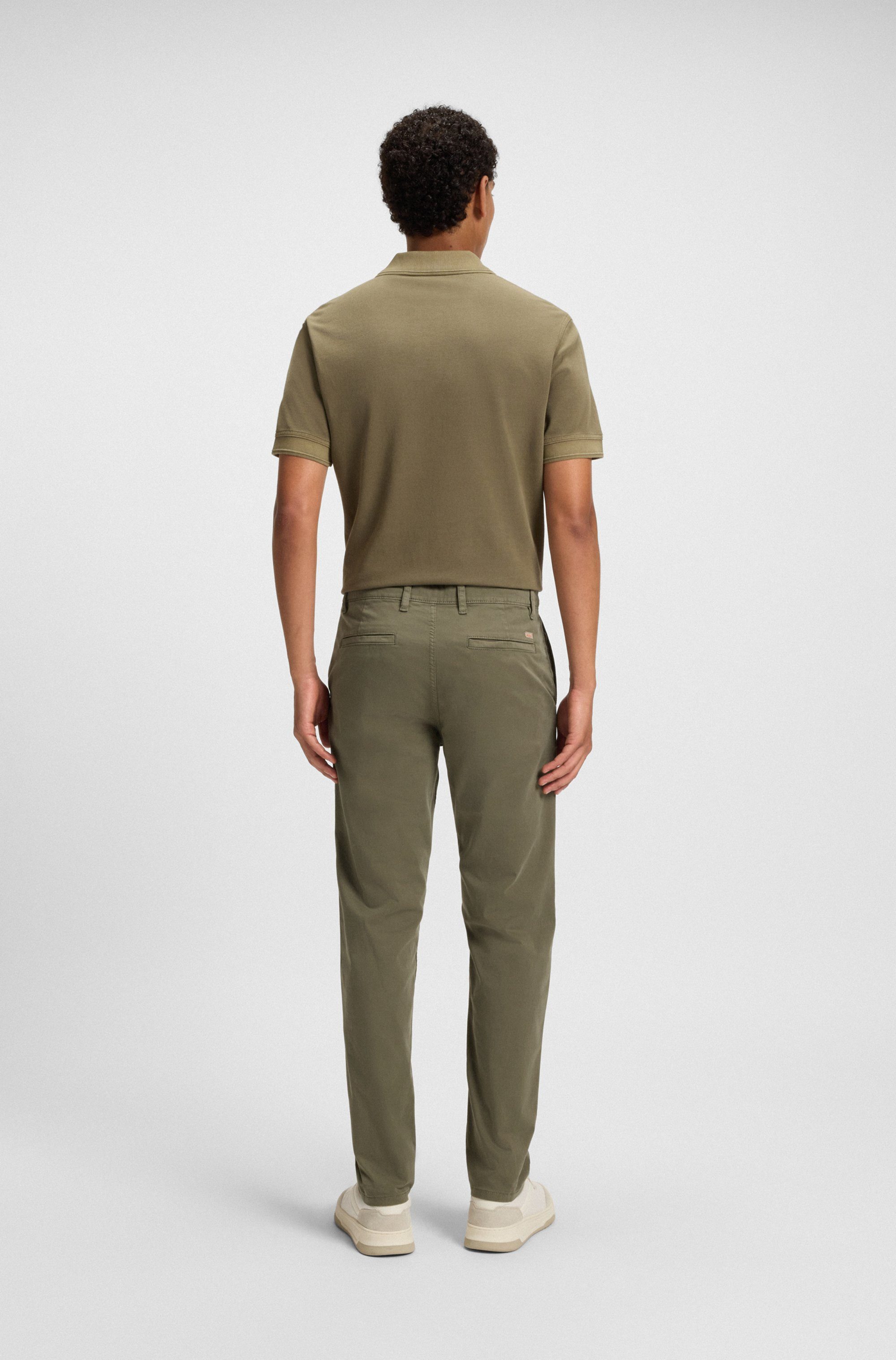 Boss Orange Chino TAPERED met boss-logo aan de achterkant