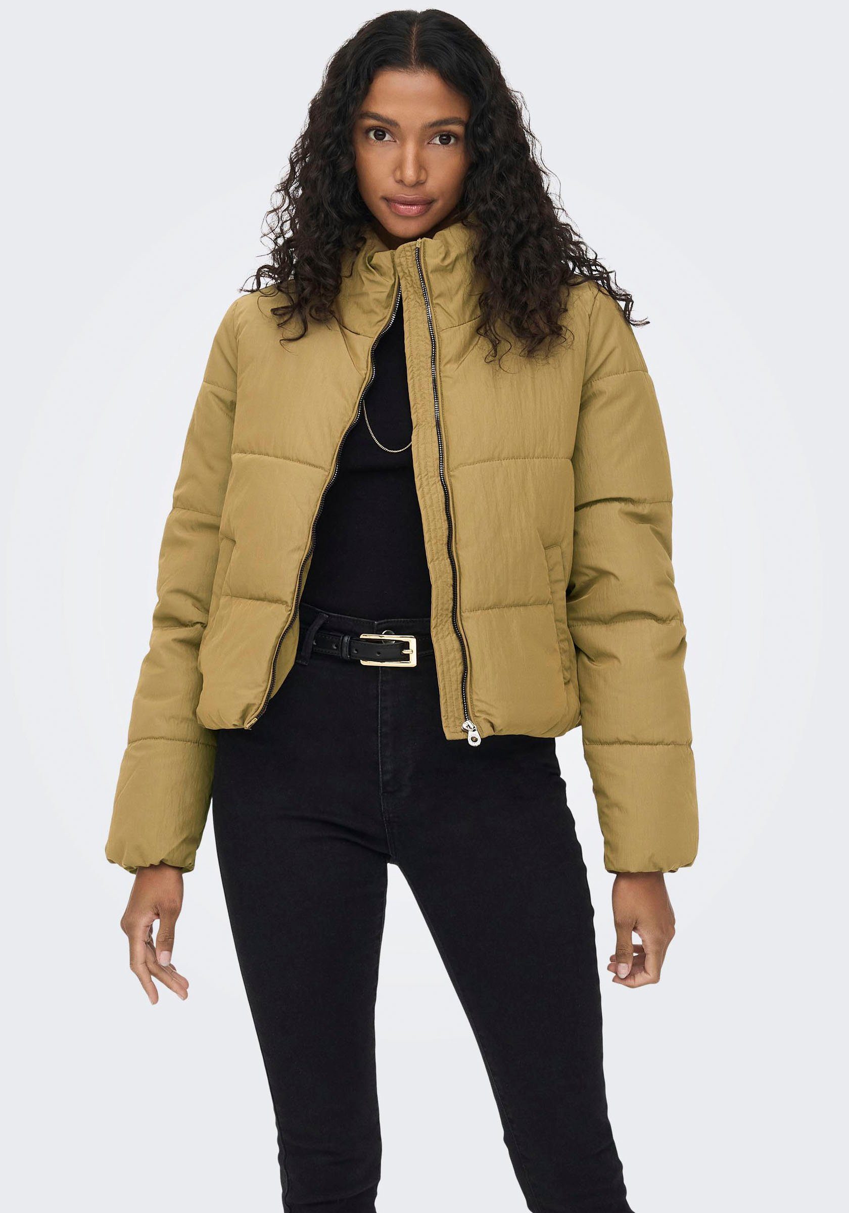 Only Gewatteerde jas ONLCAMILLA V-NECK L/S PULLOVER KNT NOOS