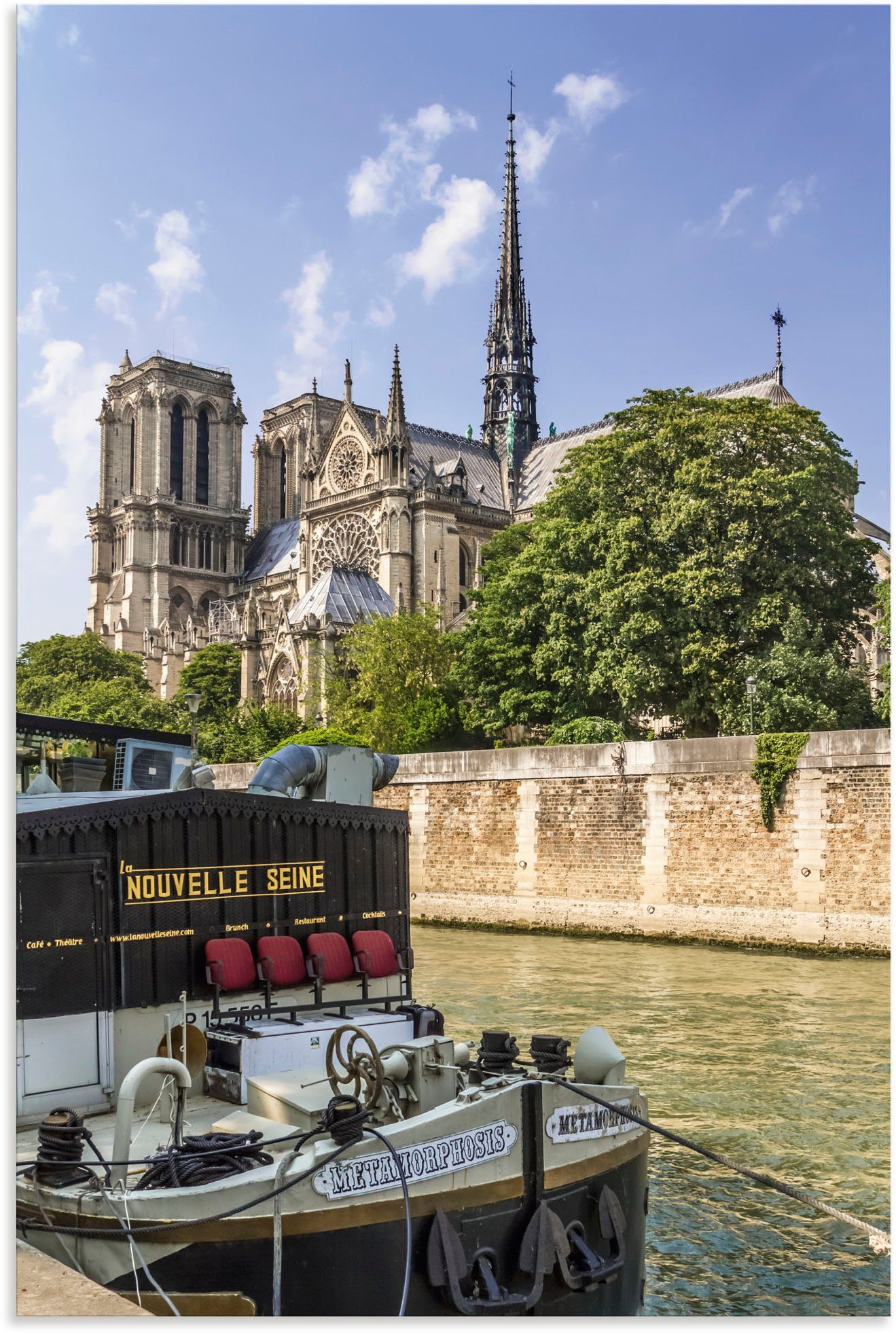 Artland Artprint Parijs kathedraal Notre-Dame