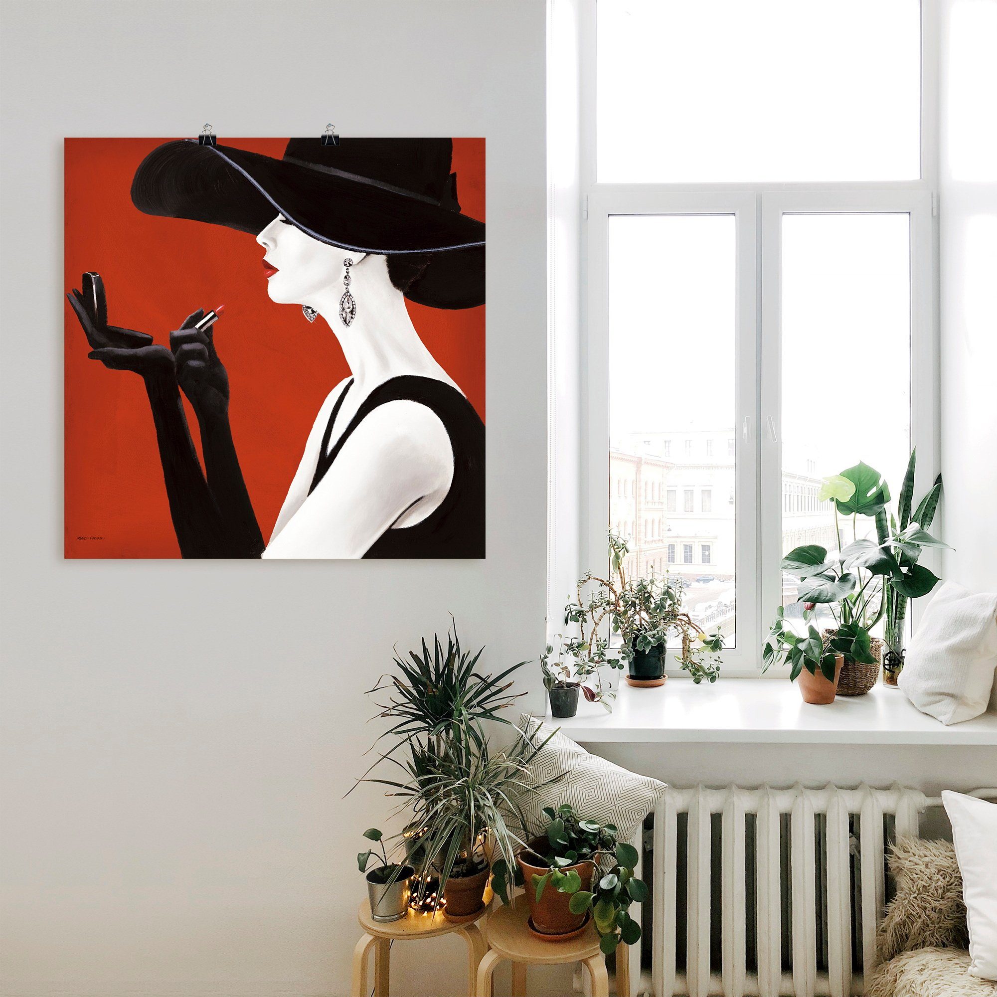 Artland Artprint Chapeau II als artprint op linnen, poster, muursticker in verschillende maten