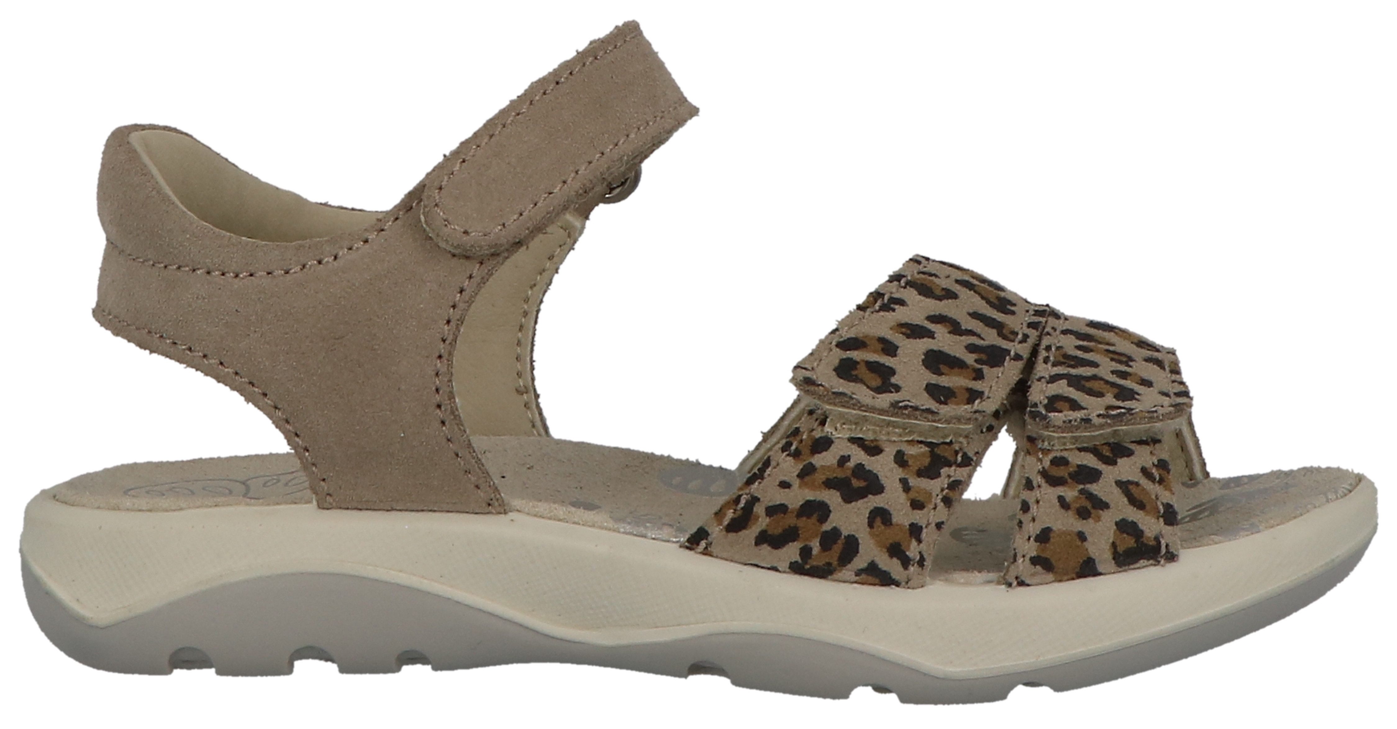 Lurchi Sandalen Fiori , riemchensandaal in leeuw-look, maat sjabloon te downloaden meisjes sandalen maat 34 bruin
