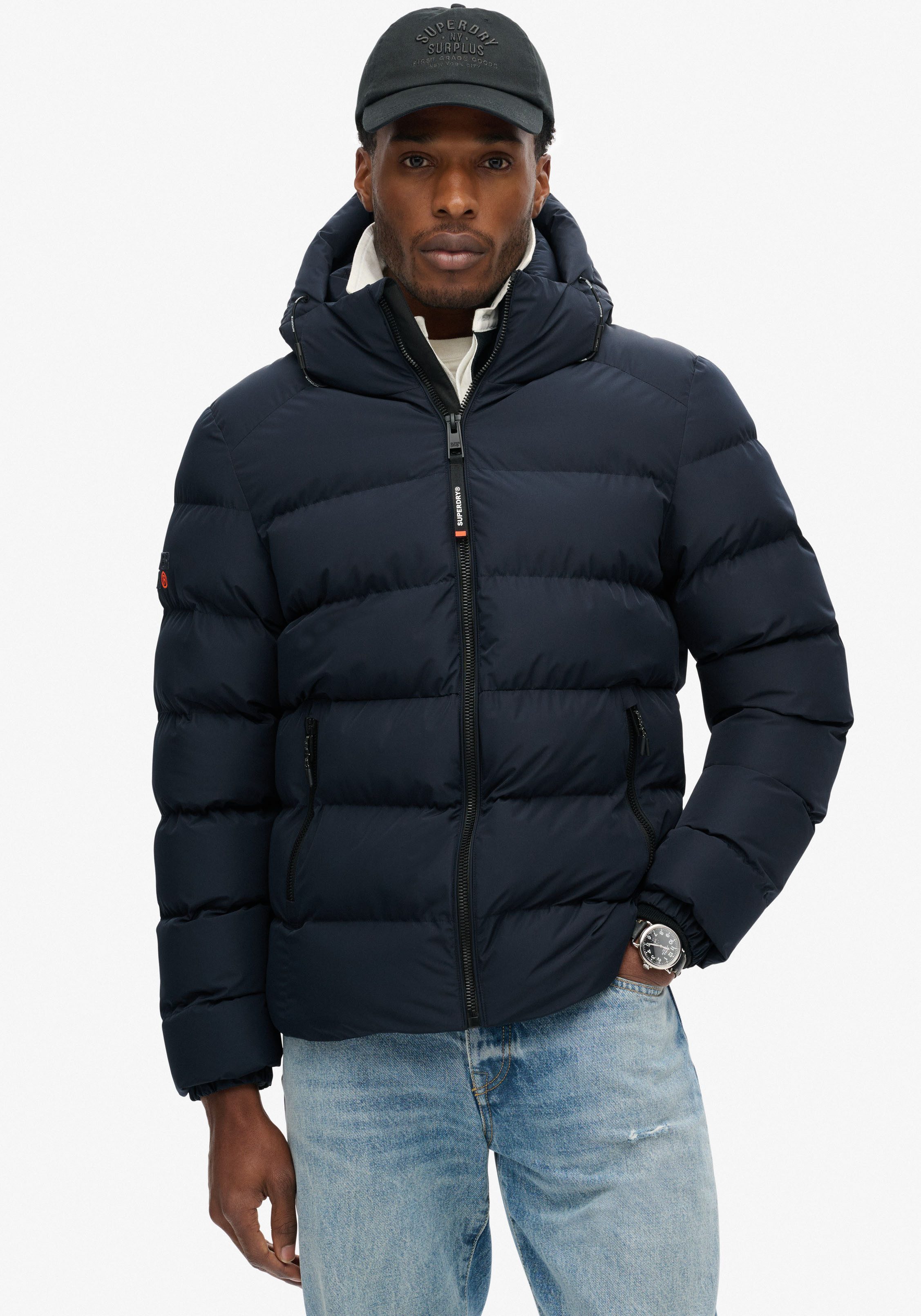 Superdry Gewatteerde jas HOODED SPORTS PUFFER JACKET