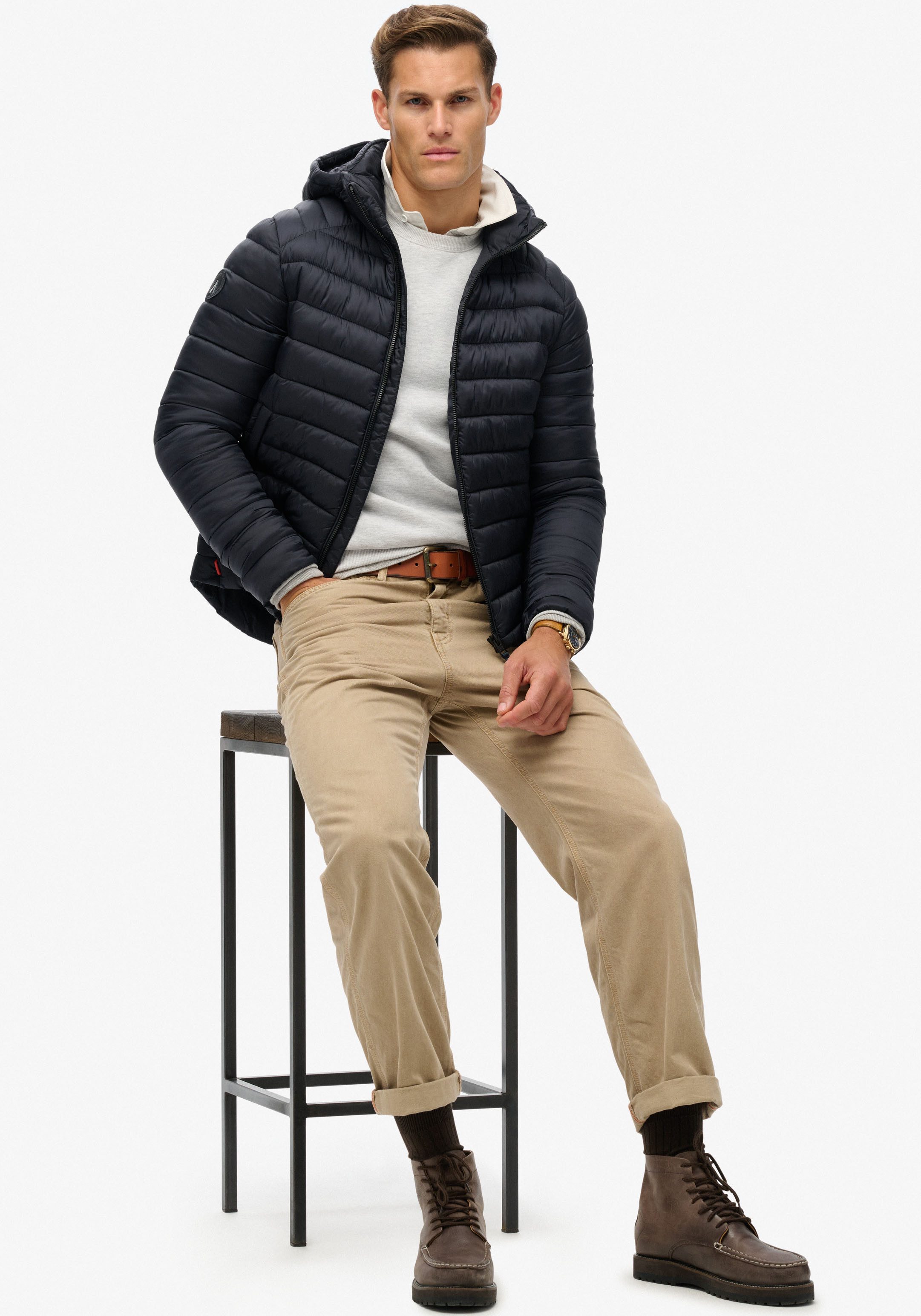 Superdry Gewatteerde jas HOODED FUJI SPORT PADDED JKT
