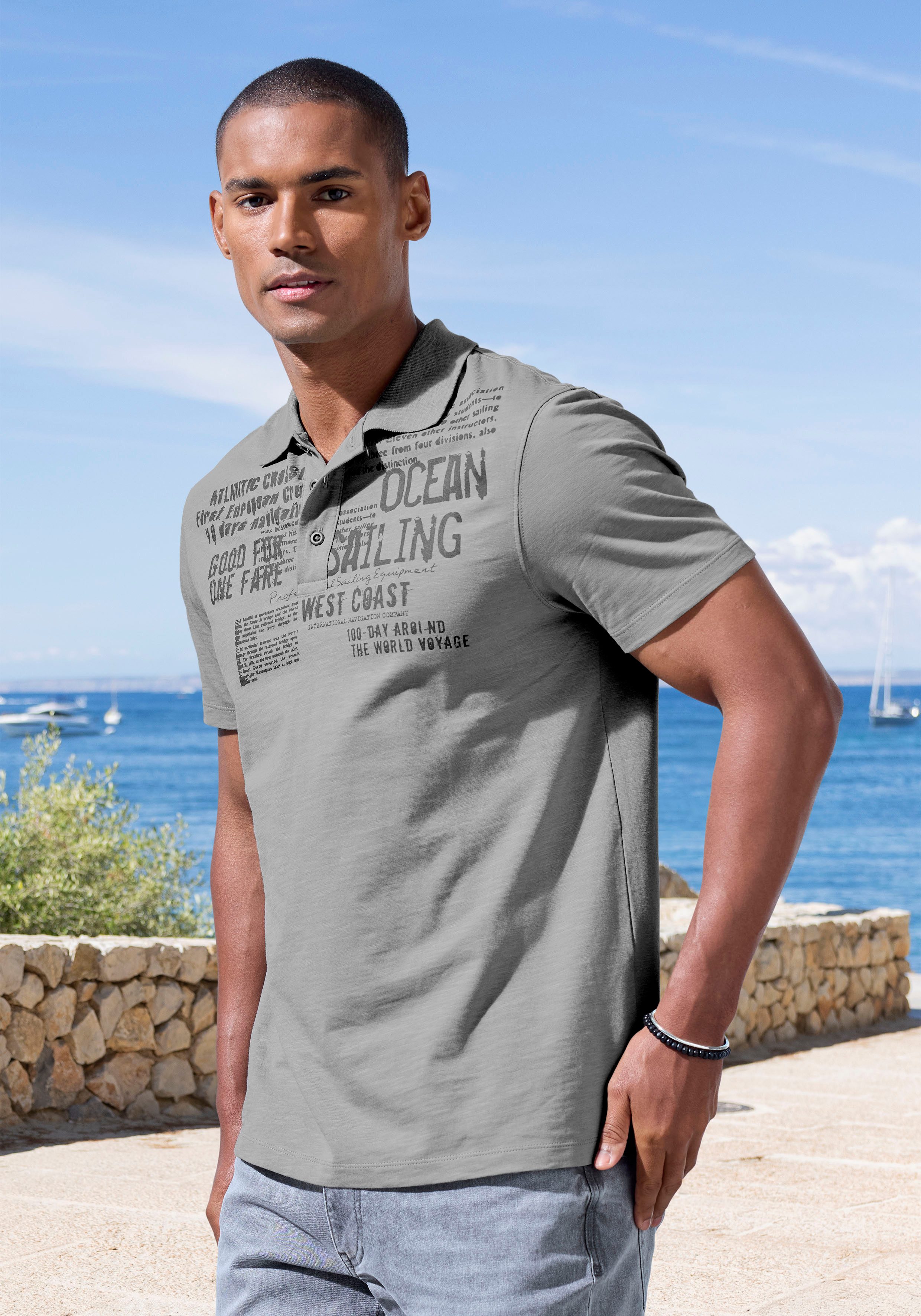John Devin Poloshirt Met print