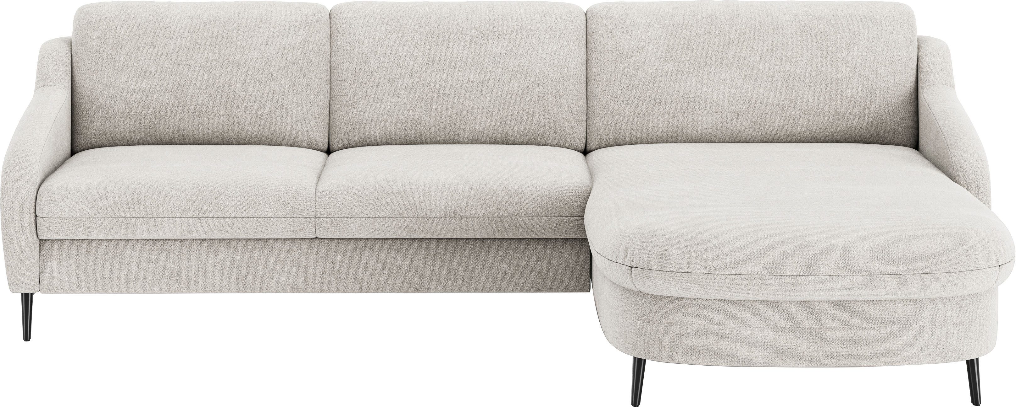 sit&more Hoekbank Soul L-vorm optioneel met bedfunctie en bedlade of lade wit, hoekbanken, Met bed-met bedlade, mit Bett-mit Bettkasten