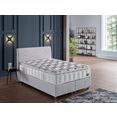 i̇sti̇kbal pocketveringsmatras new comfort sleep onvergelijkbaar slaapcomfort, met opgestikte comfortschuimtopmatras hoogte 35 cm wit