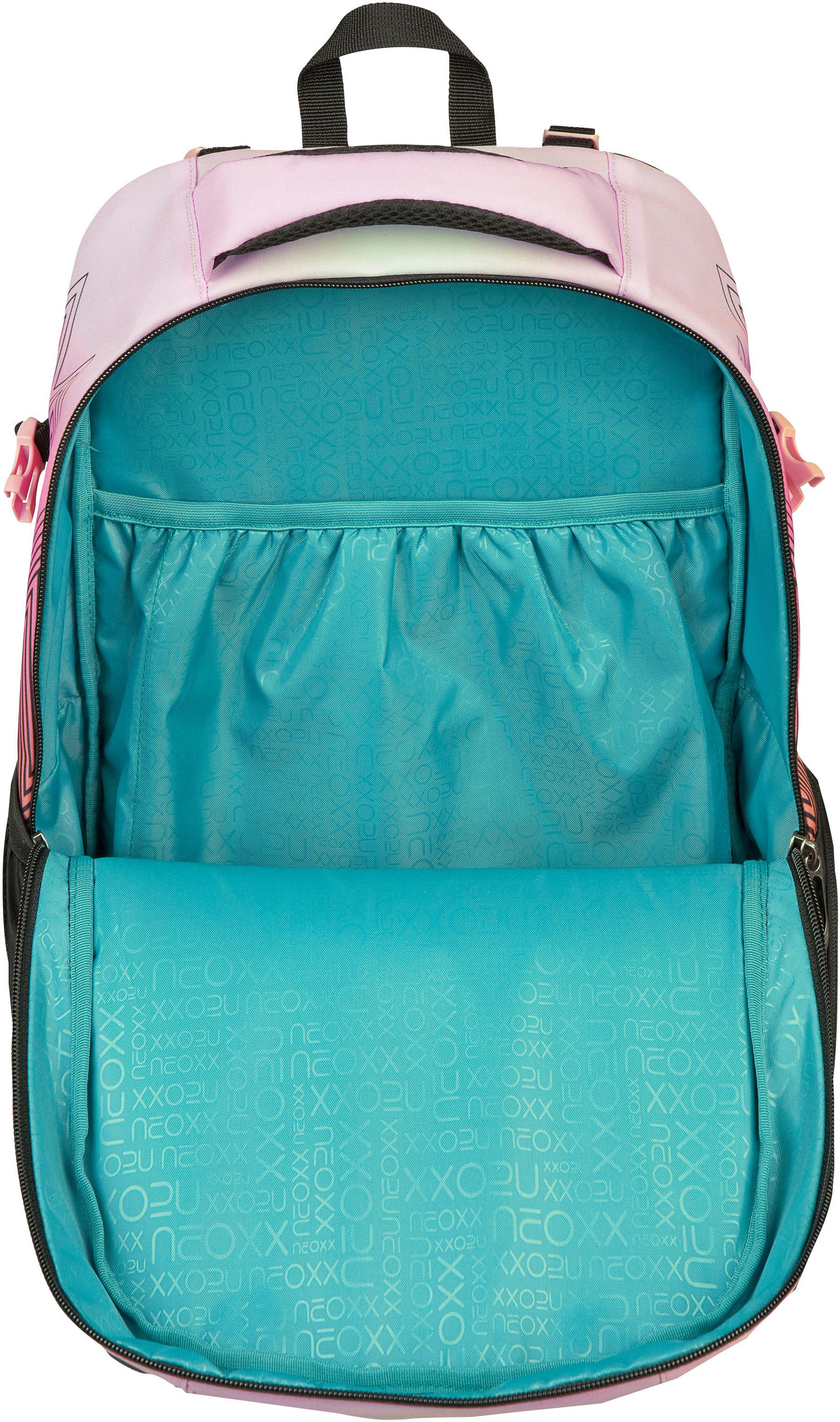 neoxx Schoolrugzak Active Pro, Sweet like Sunset