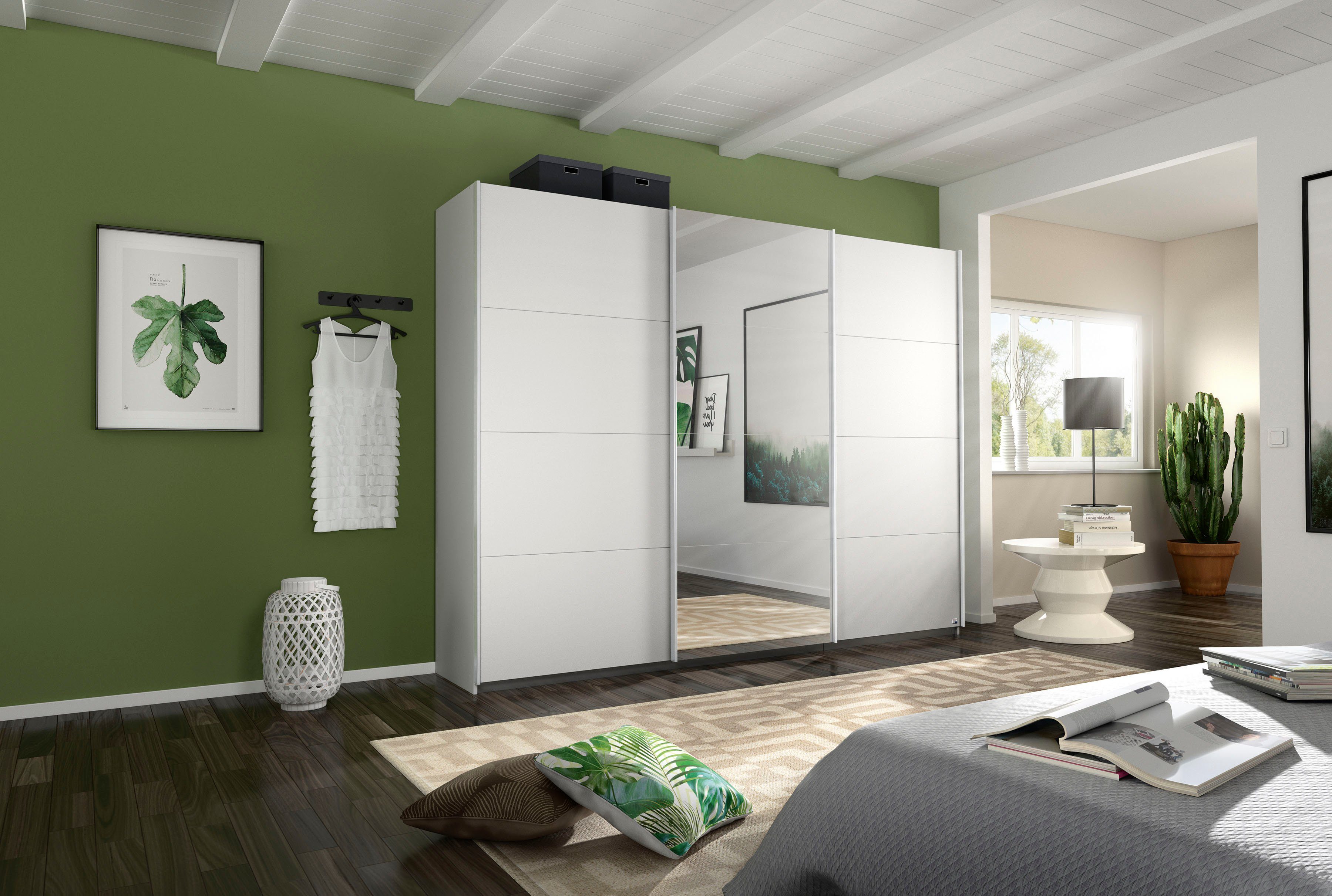 rauch Zweefdeurkast Kledingkast kast garderobe linnenkast BESTSELLER KEPAN inclusief lade-inzet en extra legplanken made in germany