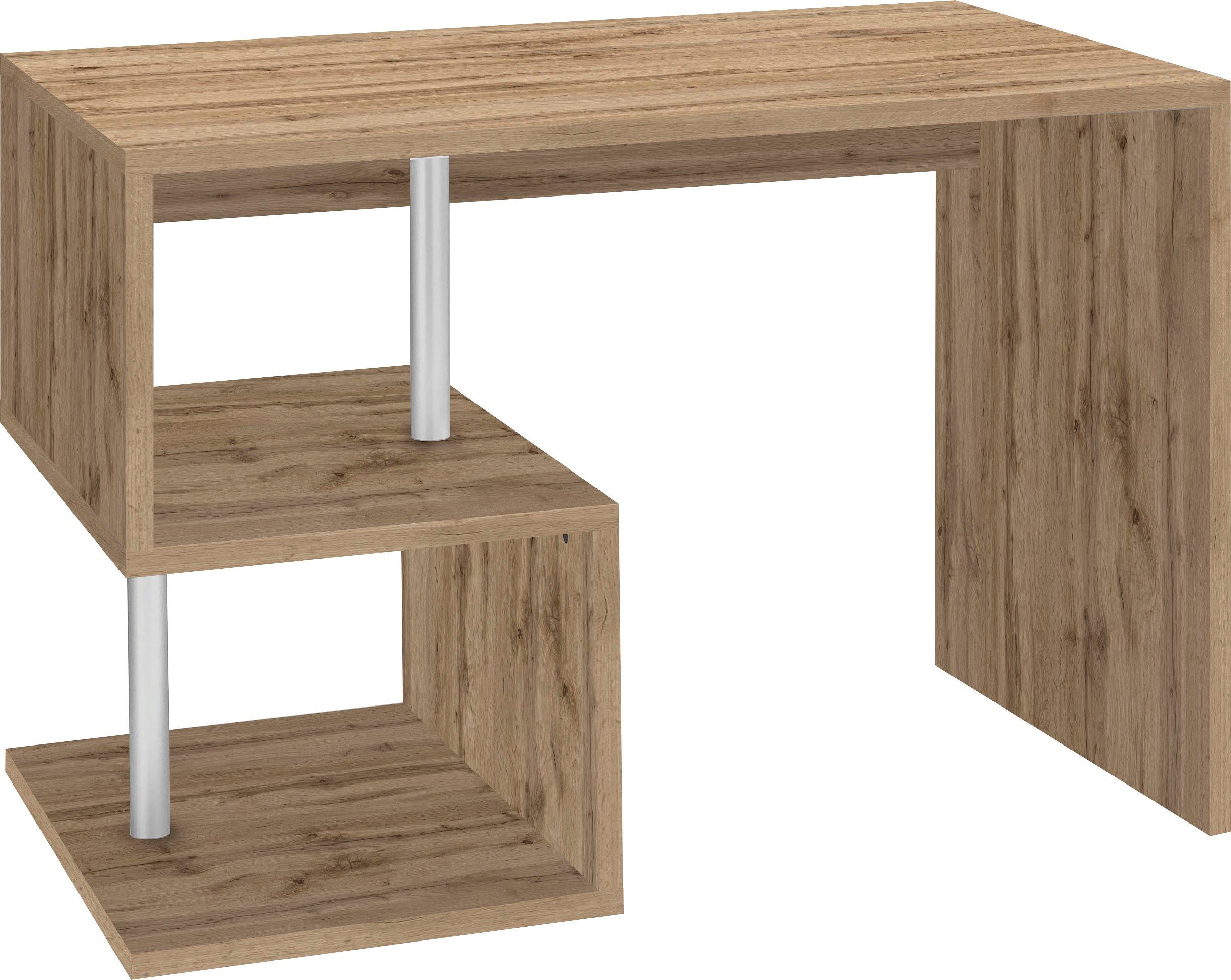 INOSIGN Bureau Essence, modern ontwerp in verschillende breedtes, met en zonder monitorsteun, gemaakt in italië bureaus beige