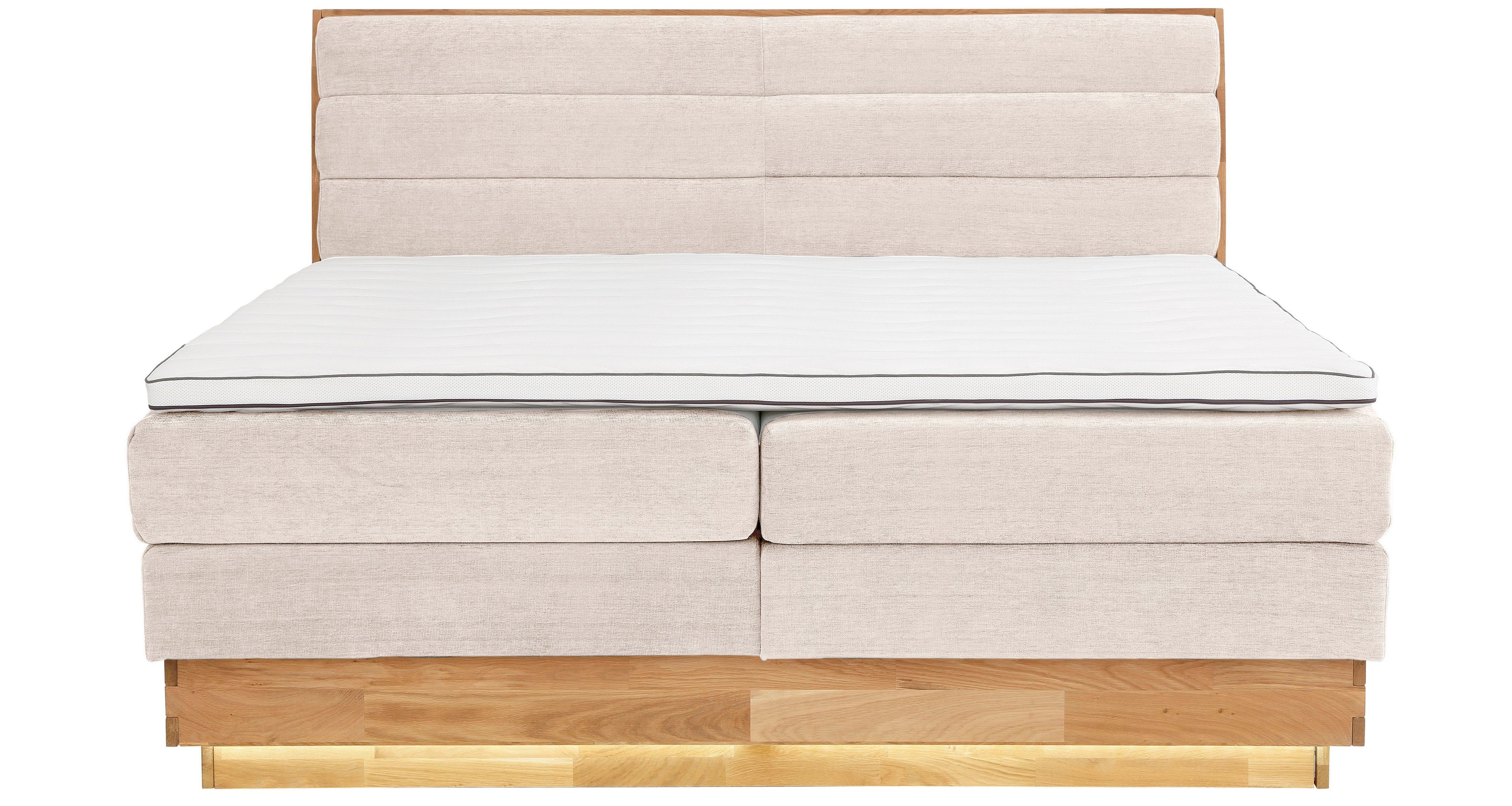 OTTO products Boxspring Ledverlichting, met gecertificeerde, gerecyclede overtrekstoffen