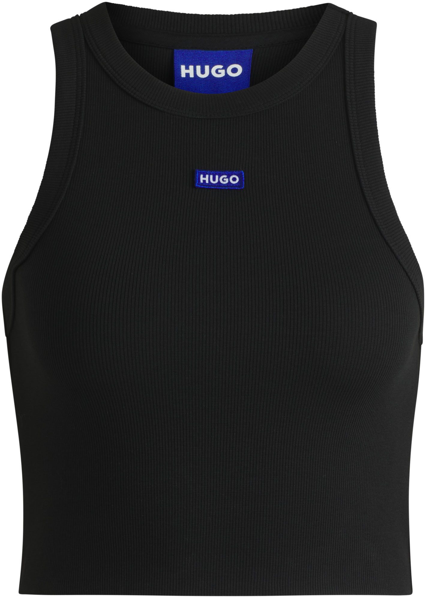 HUGO Blue Tanktop Baby Tank Cropped-Form