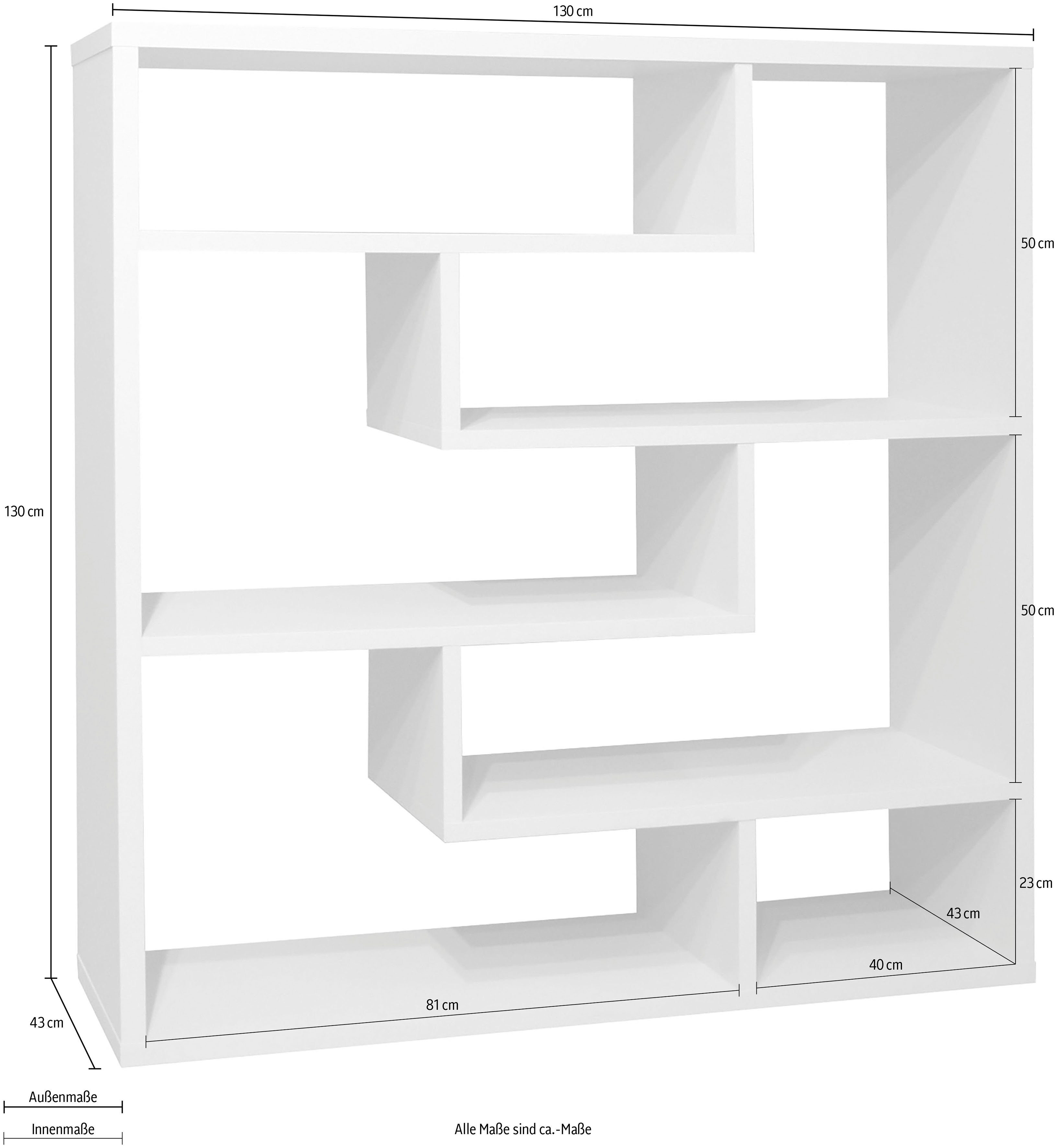 Mäusbacher Roomdivider Tetrix Breedte 130 cm