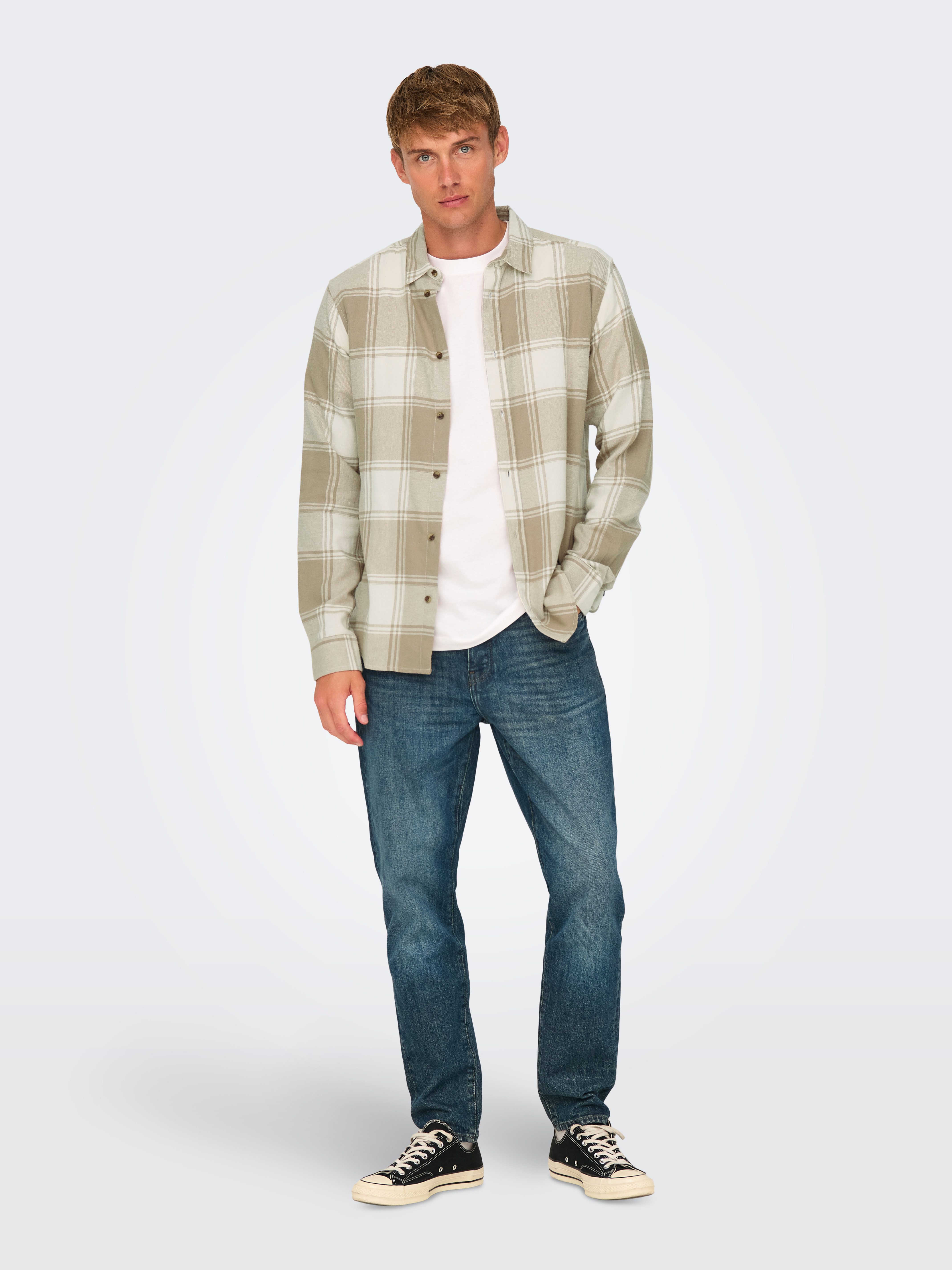 ONLY & SONS Geruit overhemd ONSGUDMUND LS CHECKED SHIRT NOOS